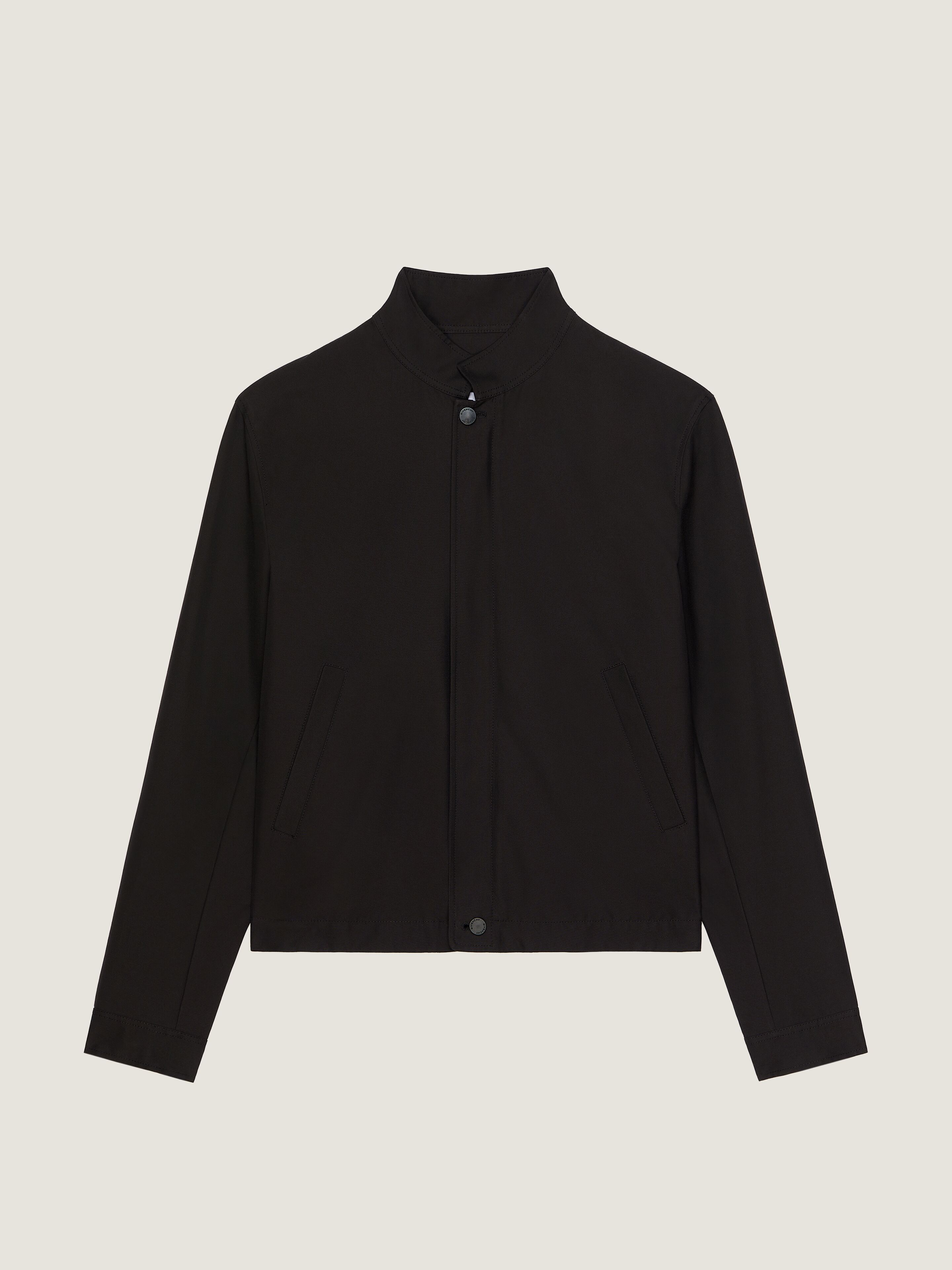 Givenchy Blouson In Mix Cotton With Photographic Negative Print In Black