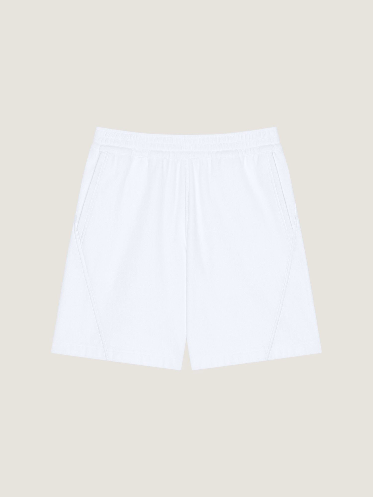 Couture Seam bermuda shorts in fleece