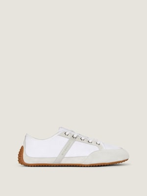 Sneakers Slim en nylon et suède