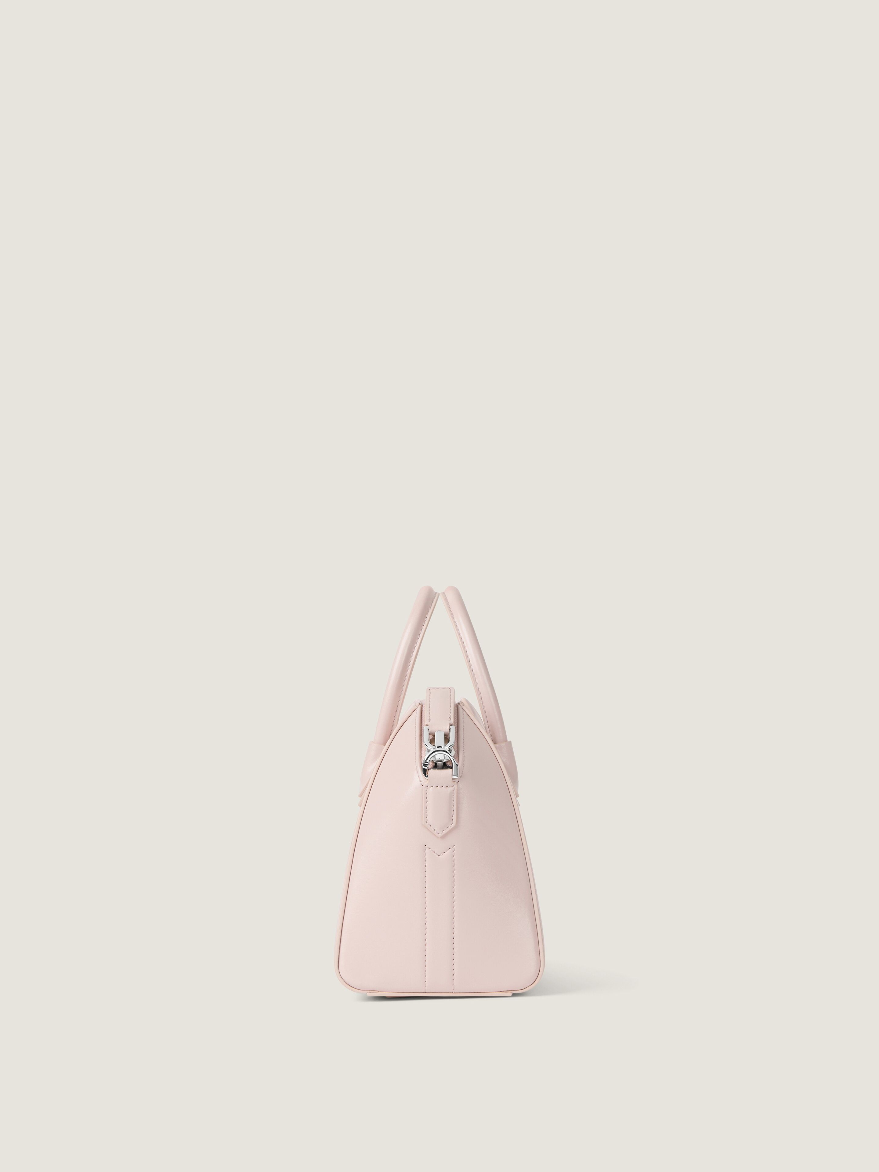 Mini Antigona bag in Box leather in - baby pink - BB5148B00D-661