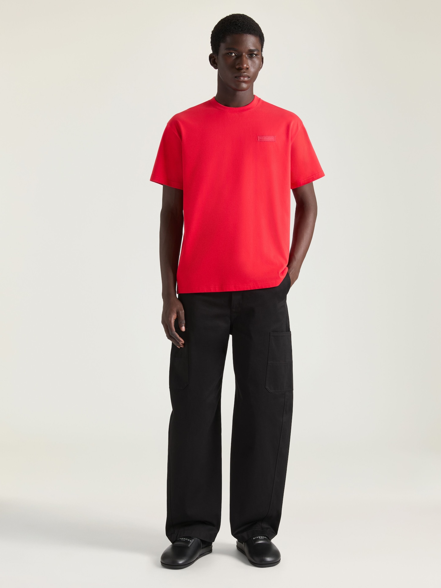 T-shirt in cotton with Givenchy Paris gros grain