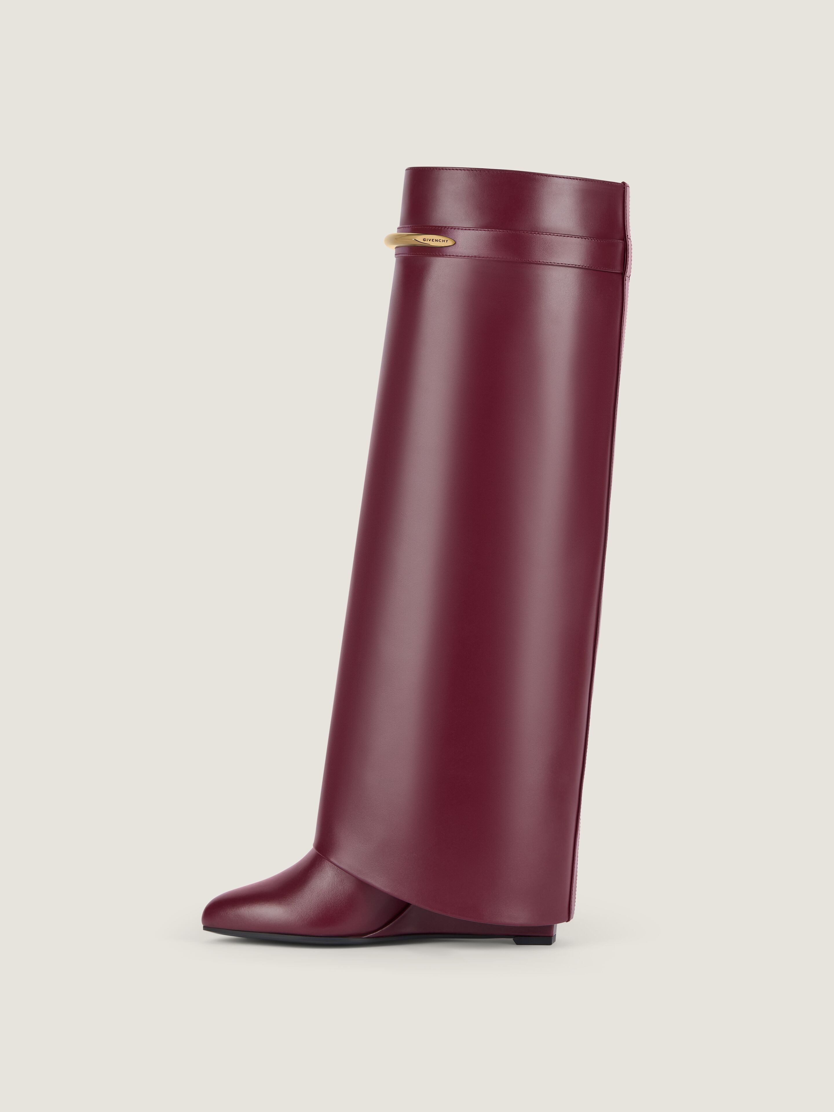 Shark Pinch boots in leather in - burgundy - BE703XE1J7-604