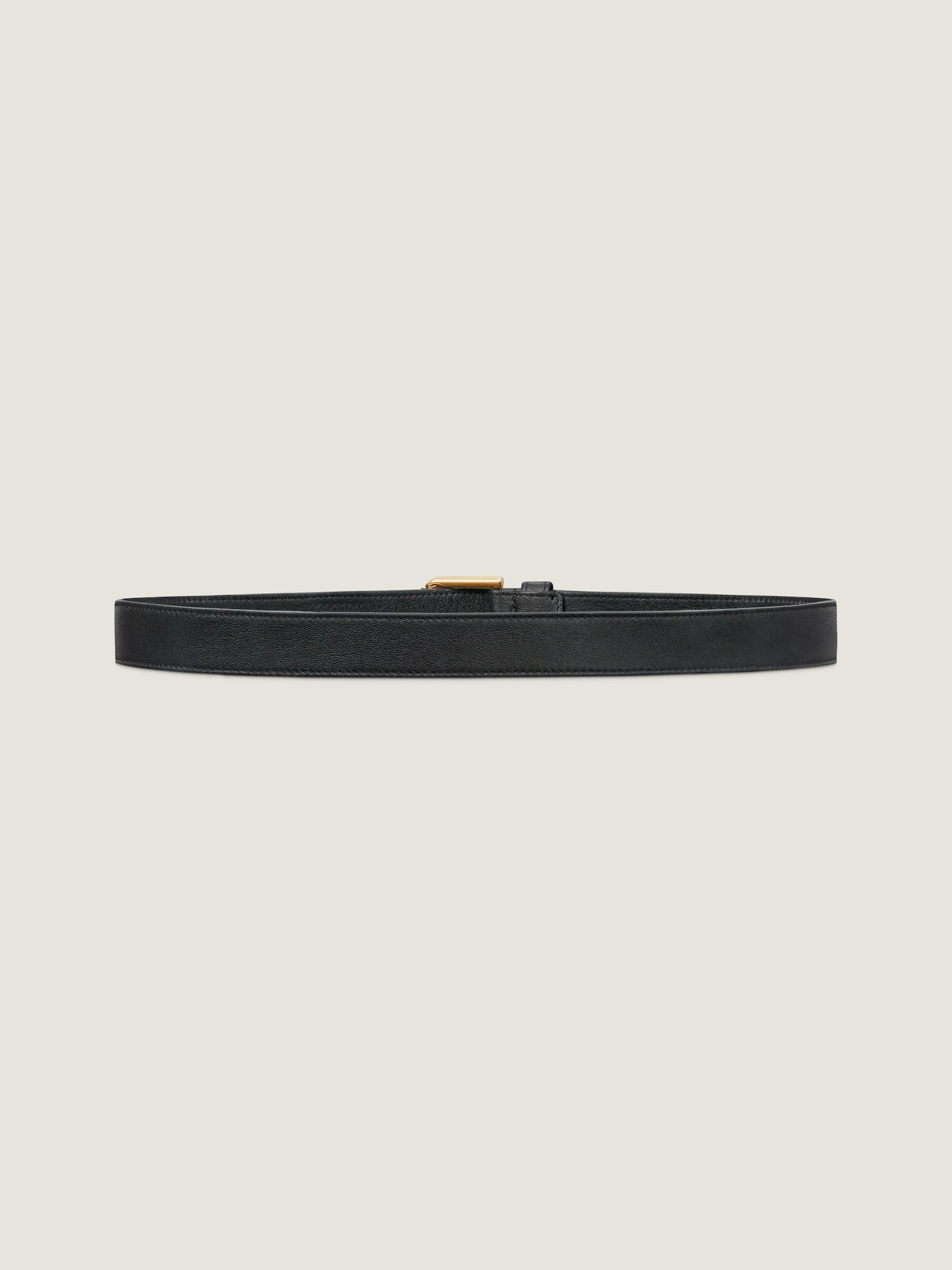 Voyou belt in shiny leather in - black - BB408ZB2AE-001 