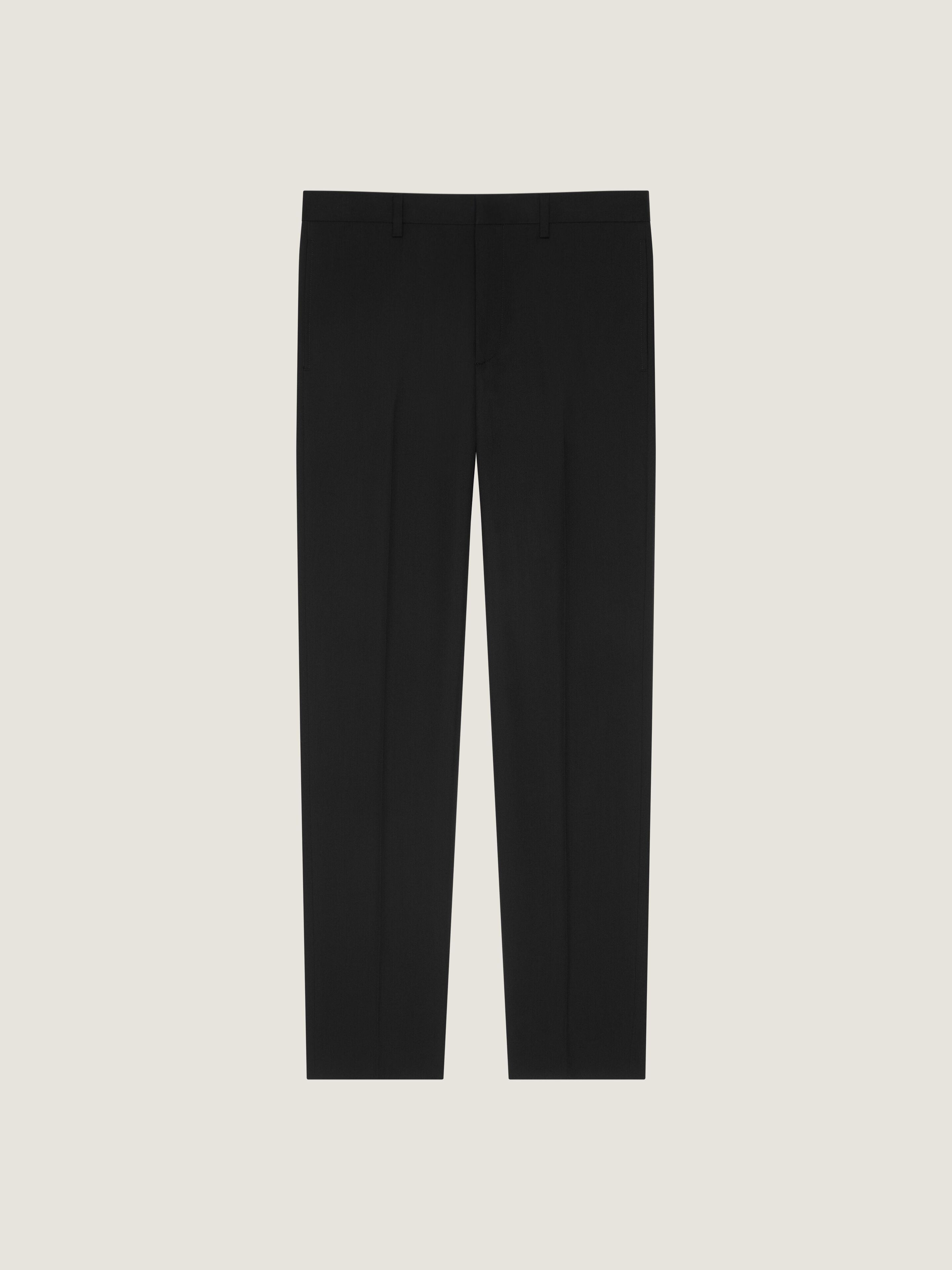 Givenchy Pantalon De Costume Ajusté En Laine In Black