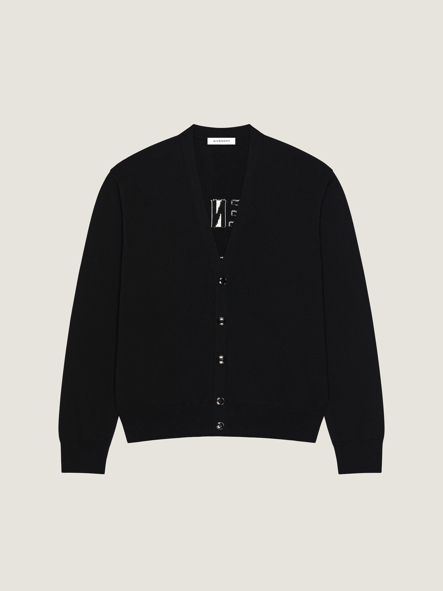 クチュールシーム ニット GIVENCHY PARIS カーディガン - ブラック 