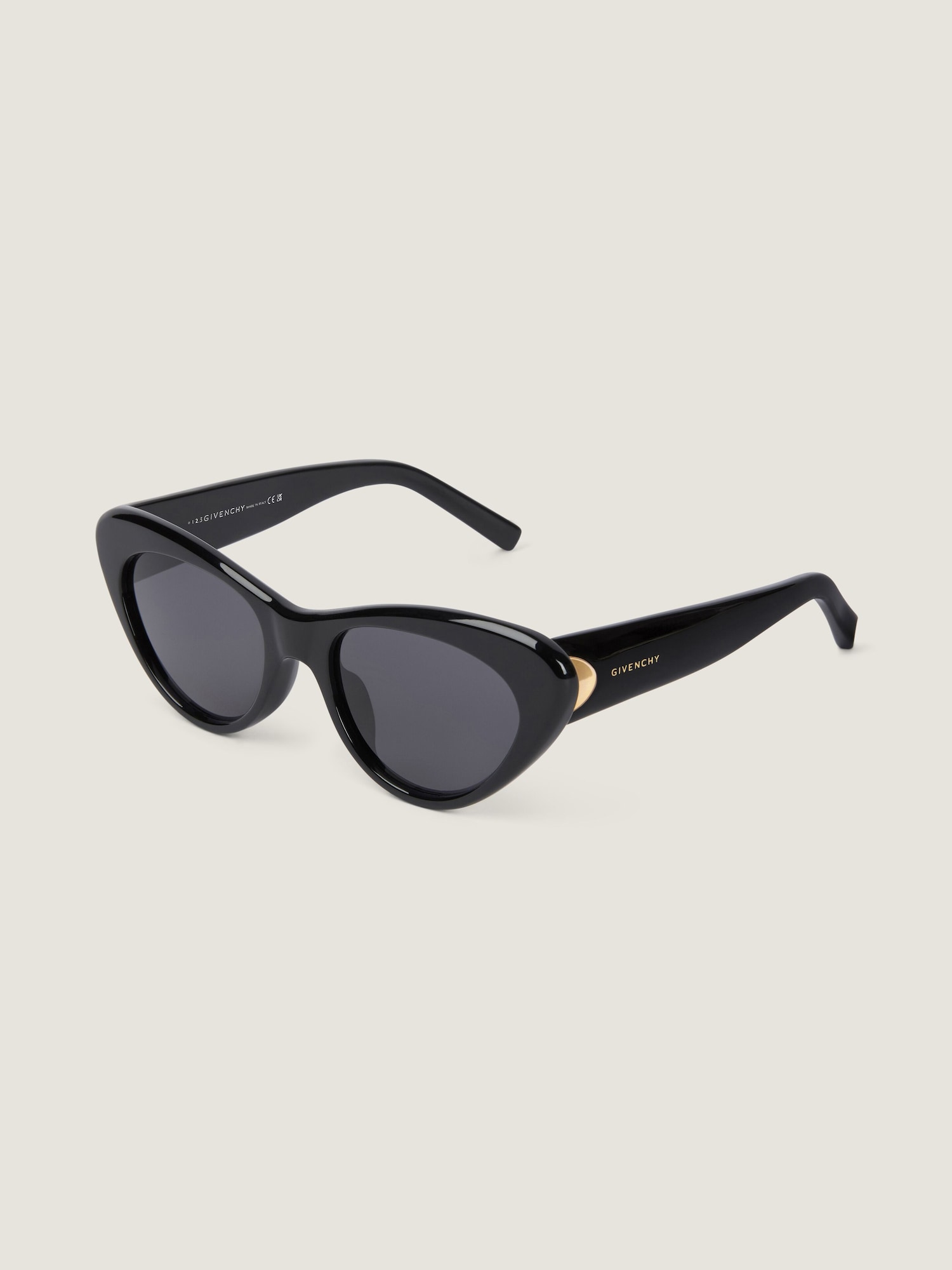 Givenchy Black Cat-Eye Sunglasses with Gold Accents Givenchy GV 7007/S Round Sunglasses - Consigned Designs main image 3