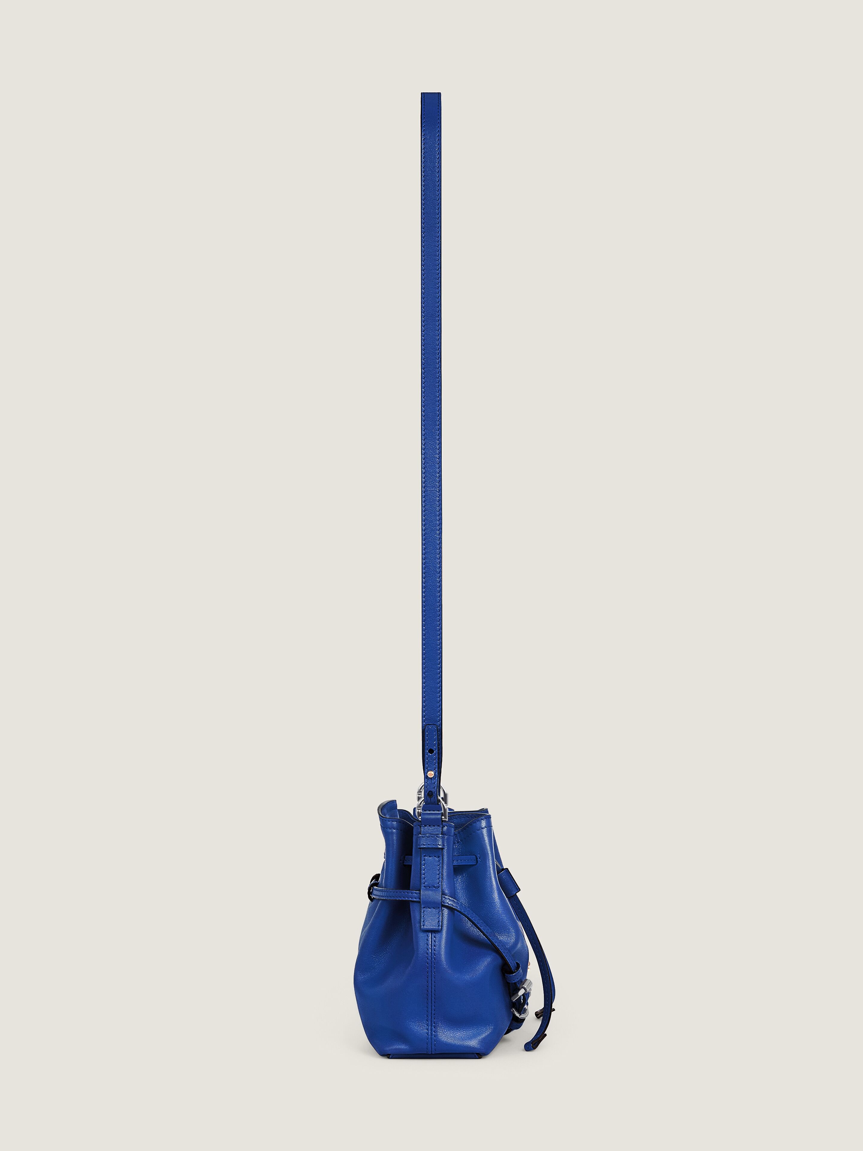 Mini Voyou Bucket bag in shiny leather | Givenchy ES | Givenchy
