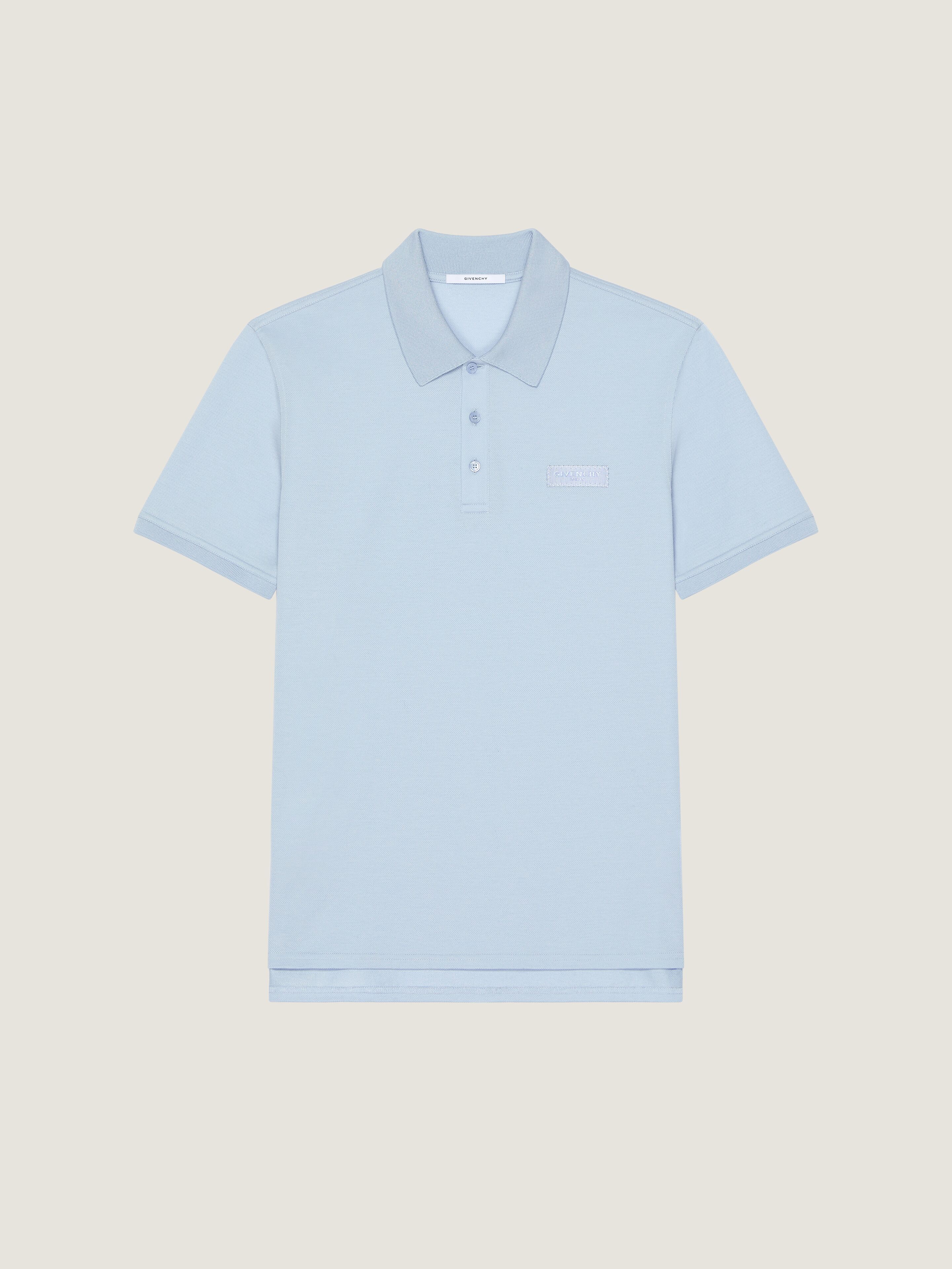 Givenchy polo シャツ Givenchy 4G-embroidered Cotton Polo Shirt | Blue | FARFETCH