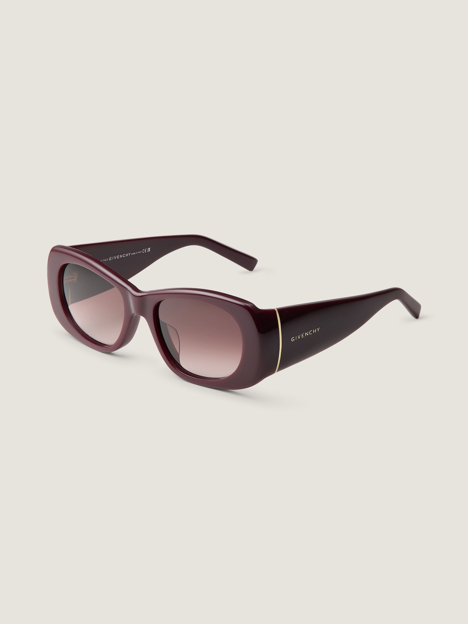 Givenchy Bold sunglasses in acetate in - burgundy  display picture 1