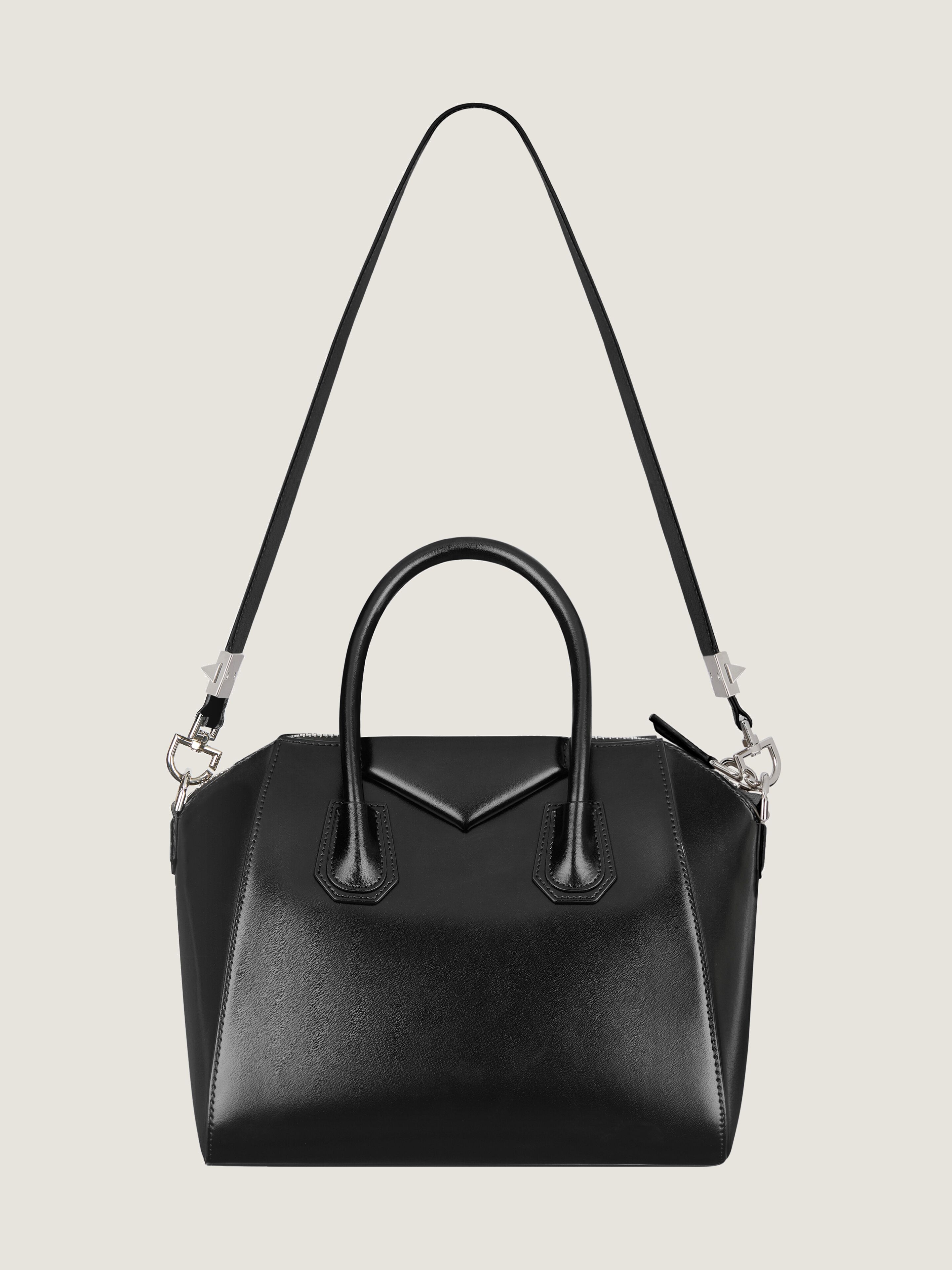 Small Antigona bag in Box leather in - black | Givenchy US
