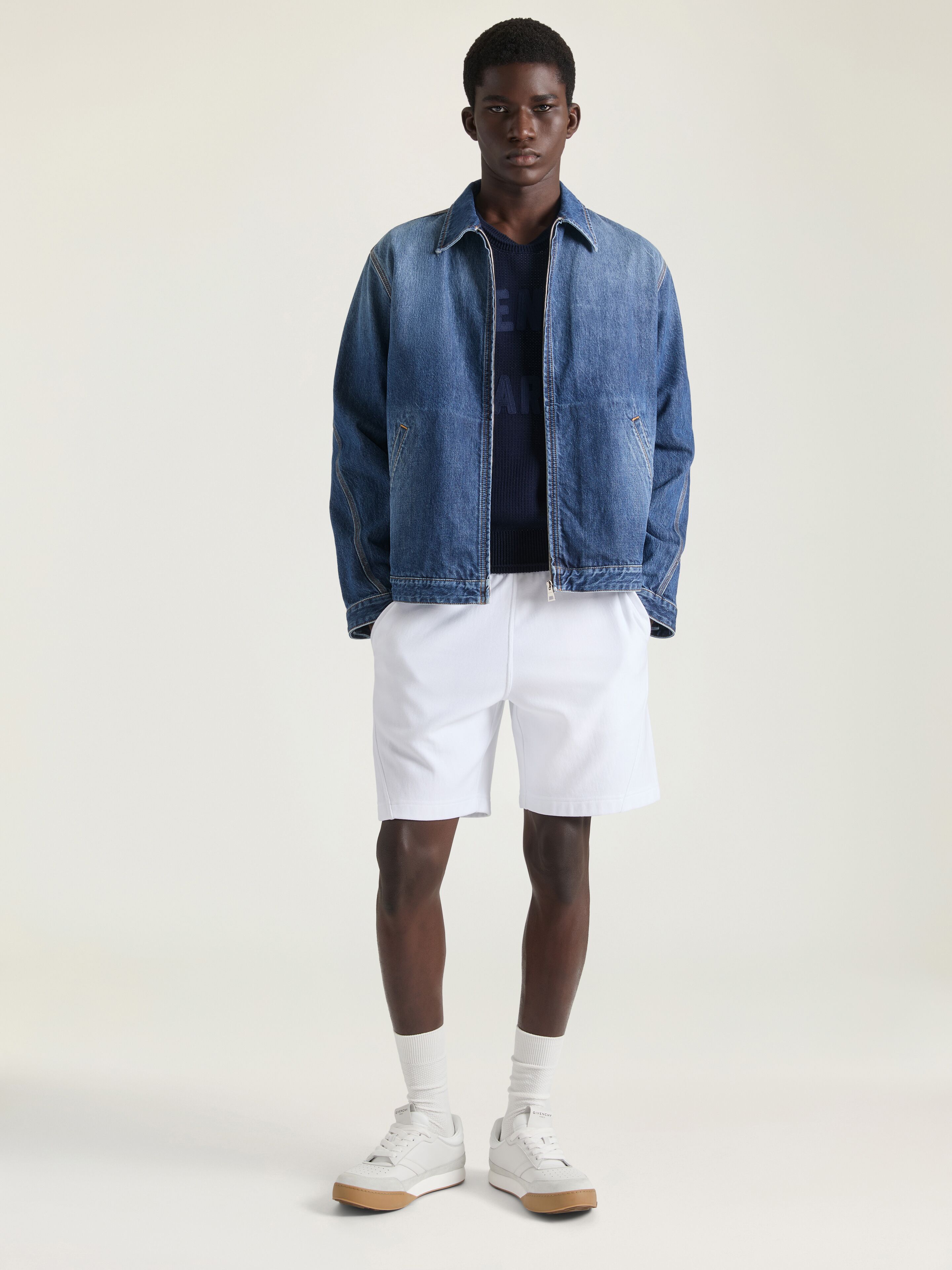 GIVENCHYヤード スニーカー レザー&スエード - ホワイト - ハイ