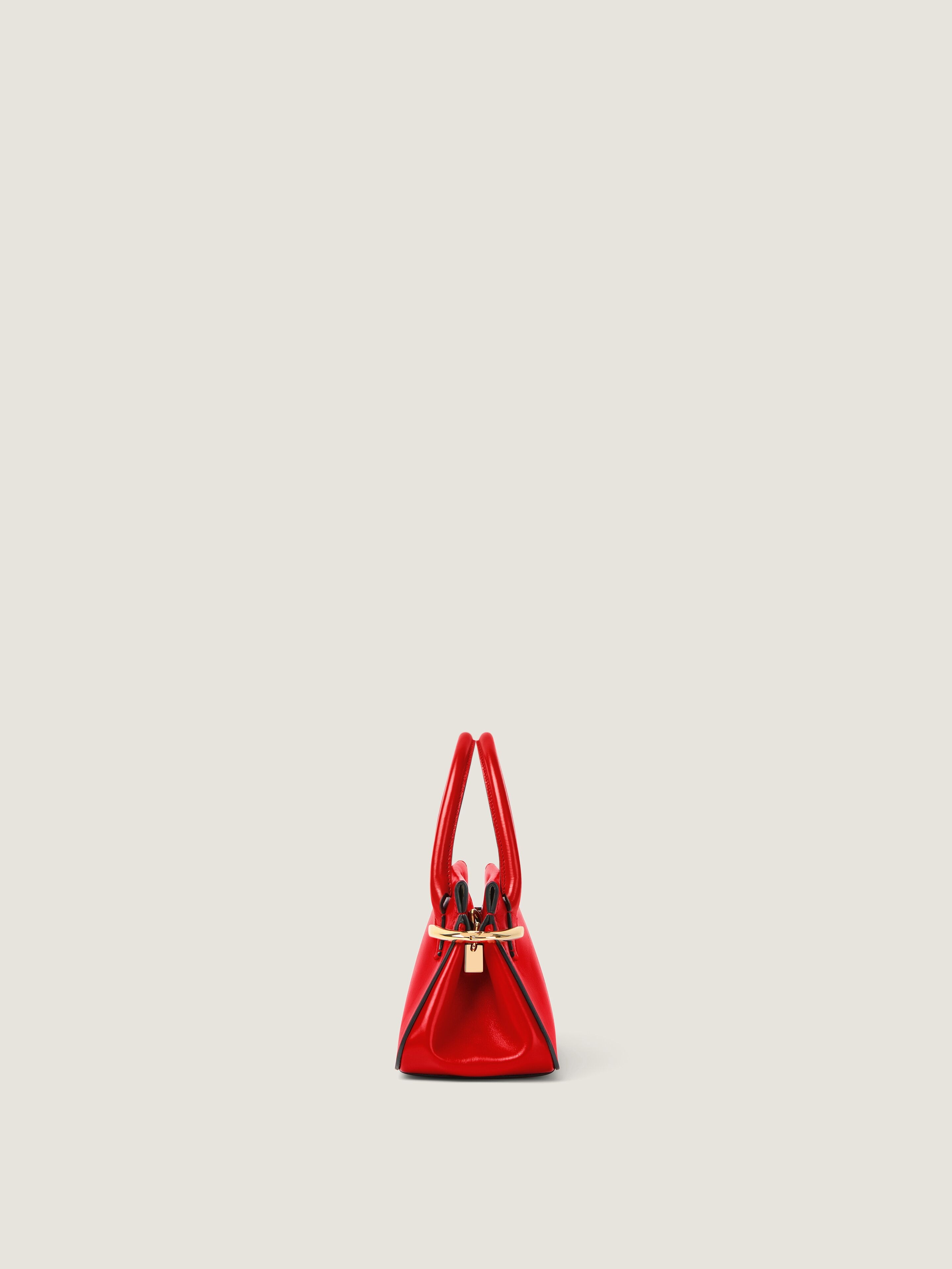 Mini Pinch bag in leather in - deep red - BB515JB2CN-699 | Givenchy