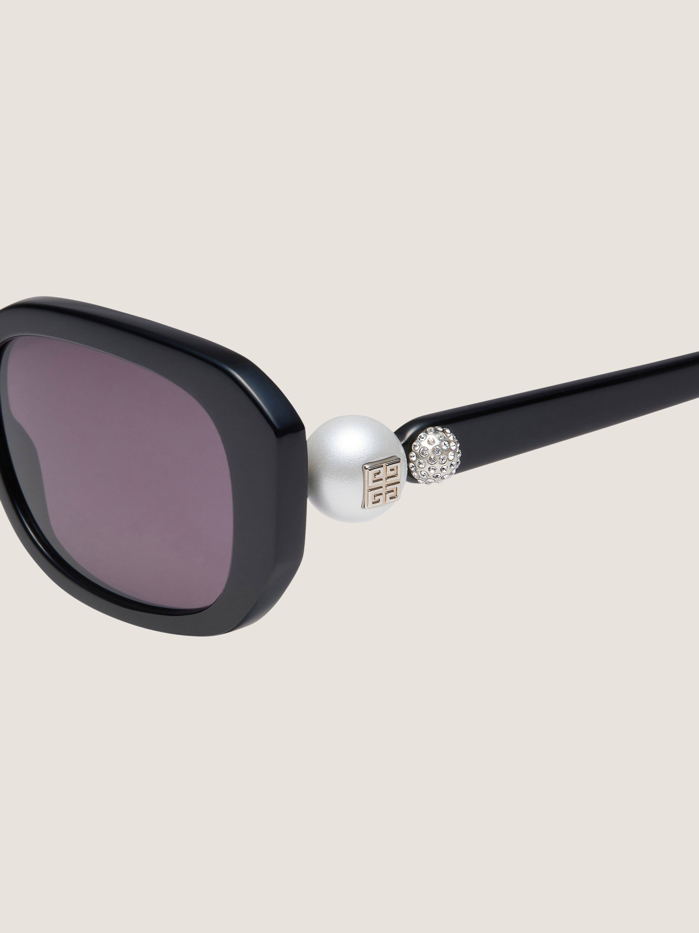 Givenchy - Sunglasses with Swarovski Crystals - Silver