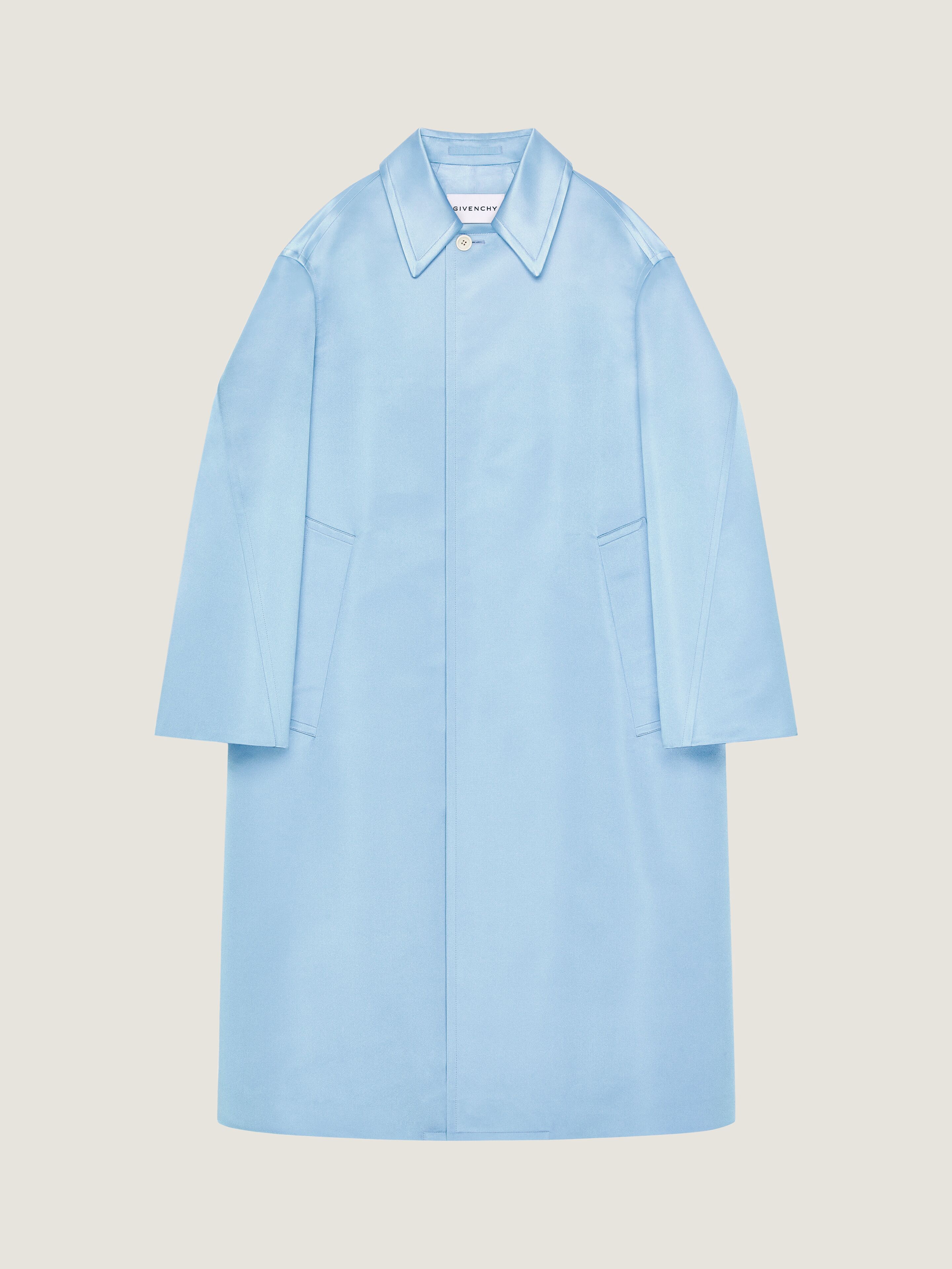 Couture Seam coat in satin | Givenchy CA | Givenchy