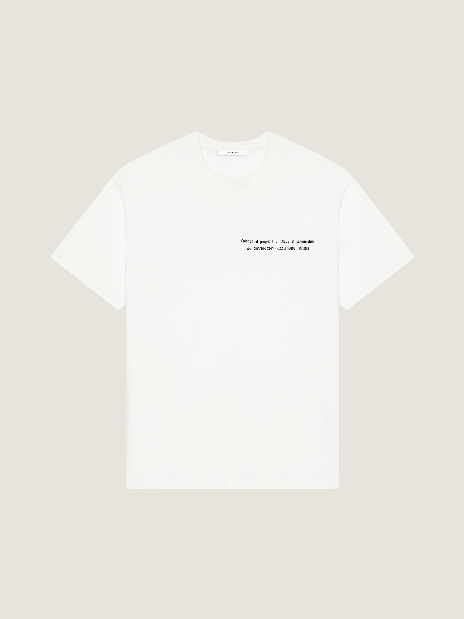 コットン アーカイブプリント Tシャツ - アイボリー BM71NK3YUE-105 