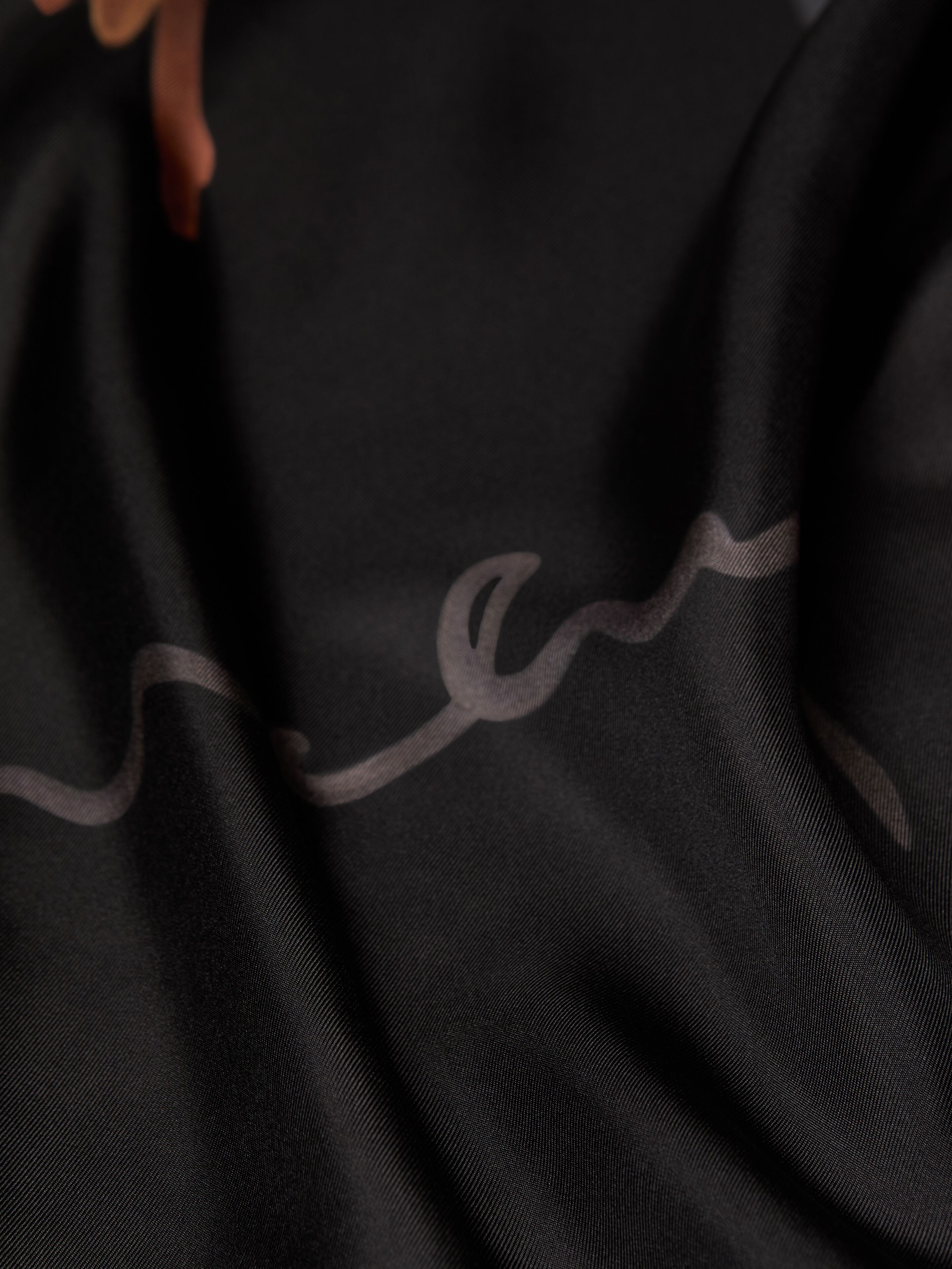 Square in silk with multicolored Givenchy signature in