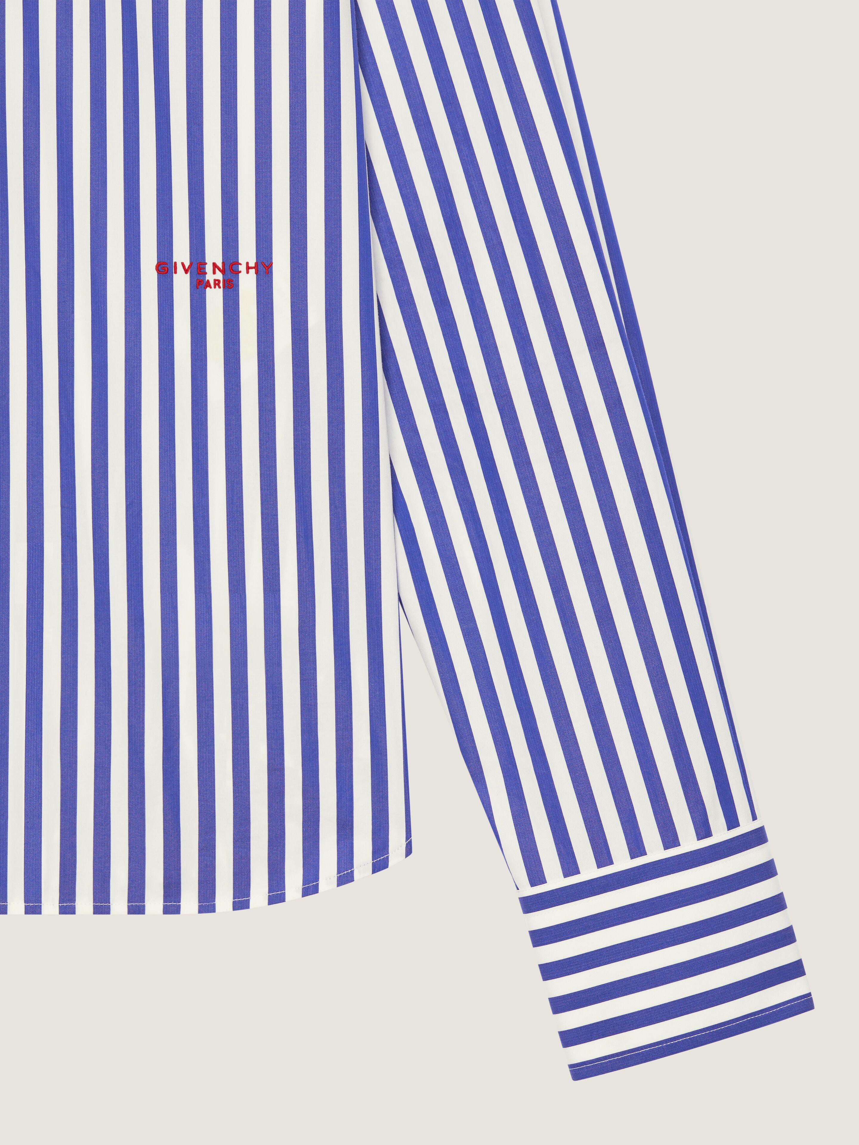 ジバンシー ストライプシャツ Givenchy ストライプ シャツ | ブルー | FARFETCH JP