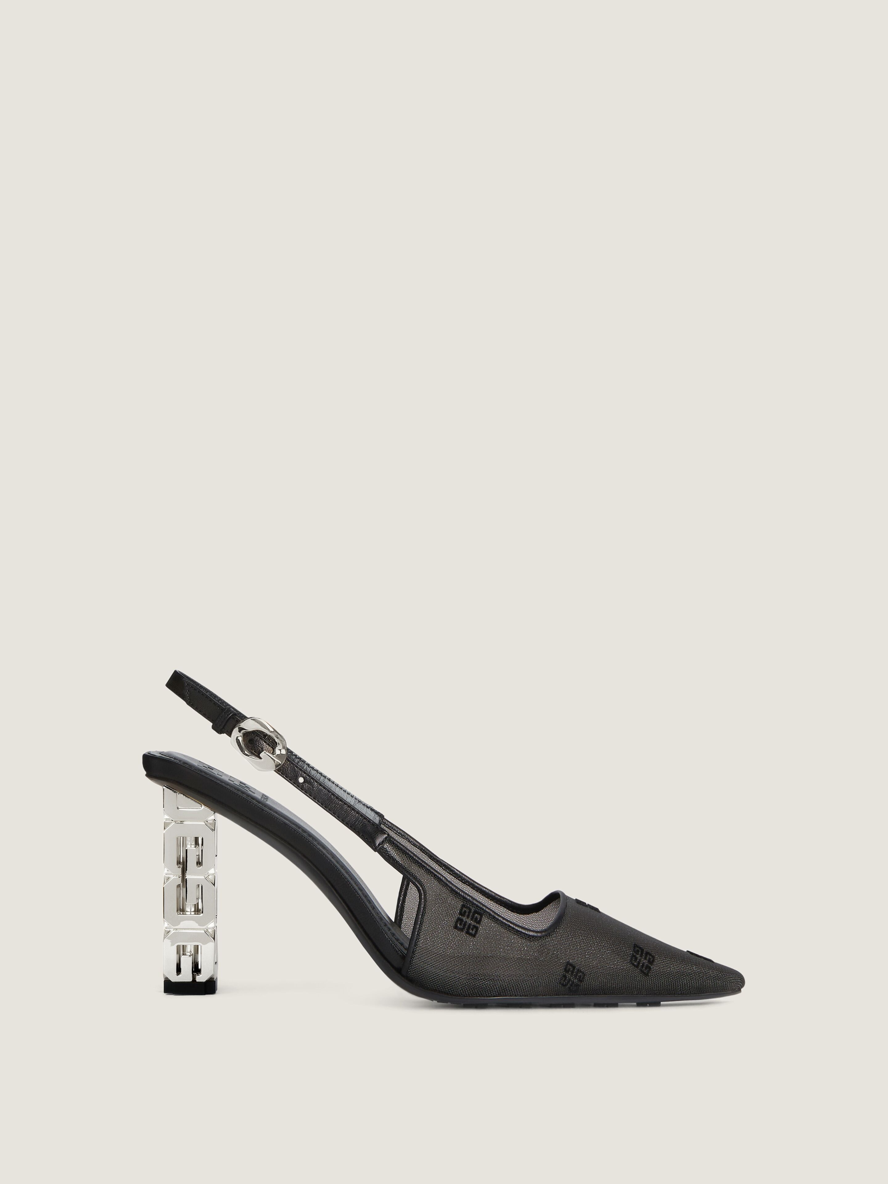 サンダル・ミュール Givenchy \"G Cube\" 80mm slingback pumps Givenchy G Cube Slingback Pumps Size 6 NEW - Consigned Designs