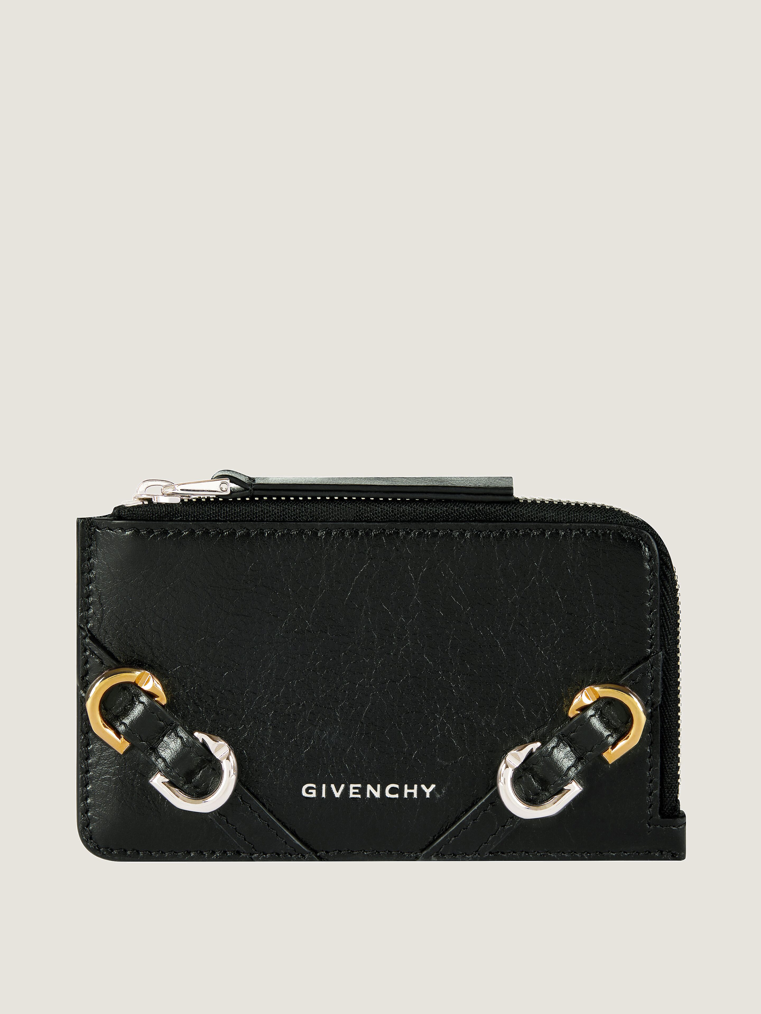 関税負担なし☆GIVENCHY ヴォワイユー ジップ付きカードホルダー 関税負担なし☆GIVENCHY ヴォワイユー ジップ付きカードホルダー