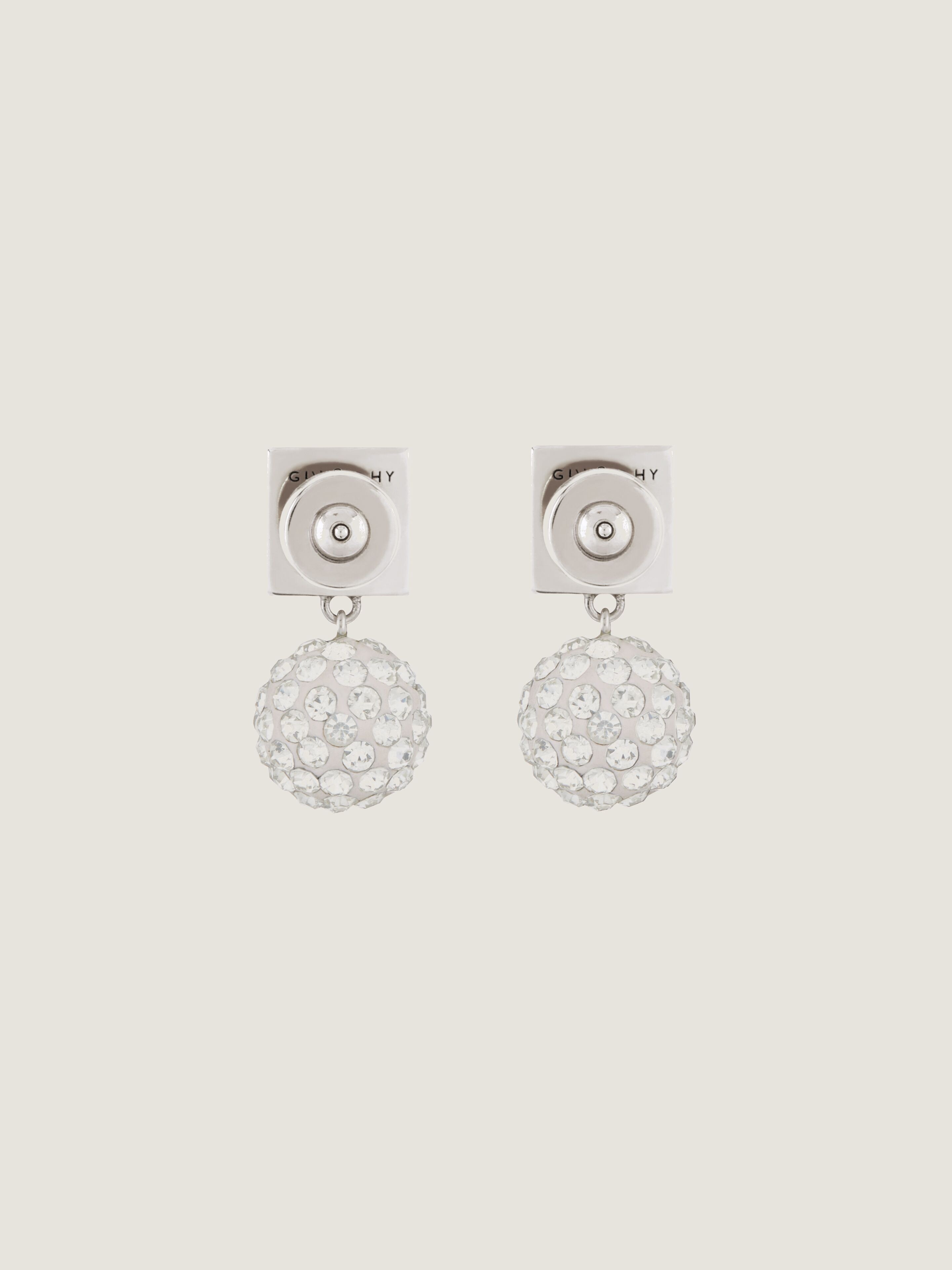 Givenchy Men's 4G Silvery Stud Earrings | Neiman Marcus