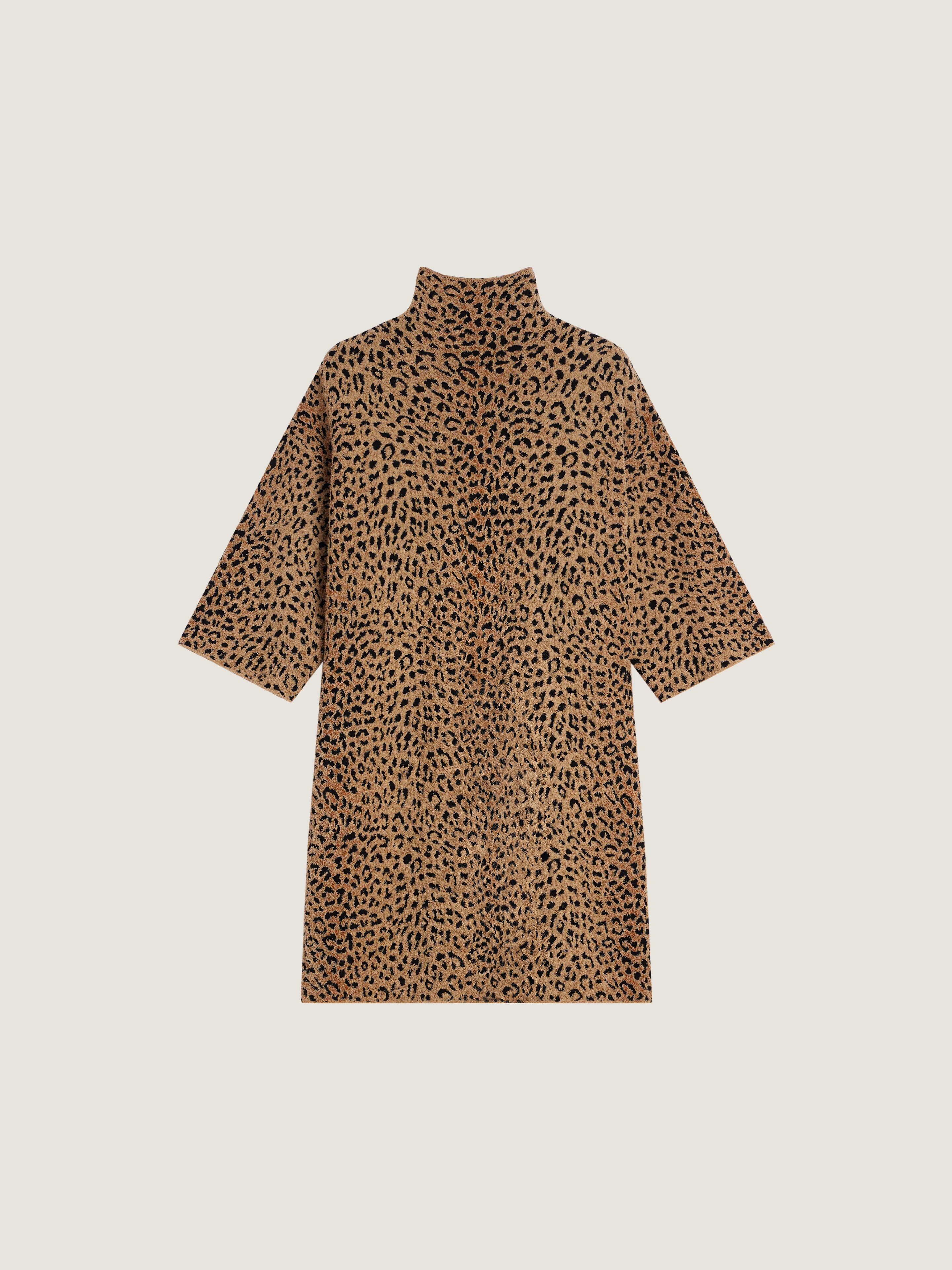 Givenchy Mini Dress In Leopard Jacquard