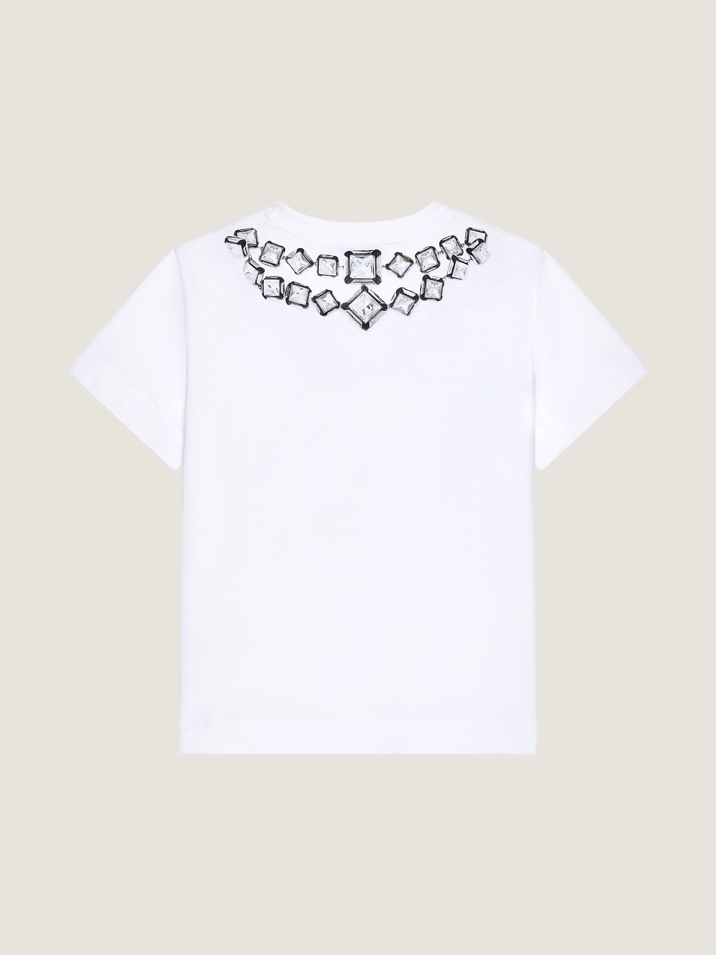 デコンストラクト クリスタル プリント Tシャツ - ホワイト BW70FJP7ER