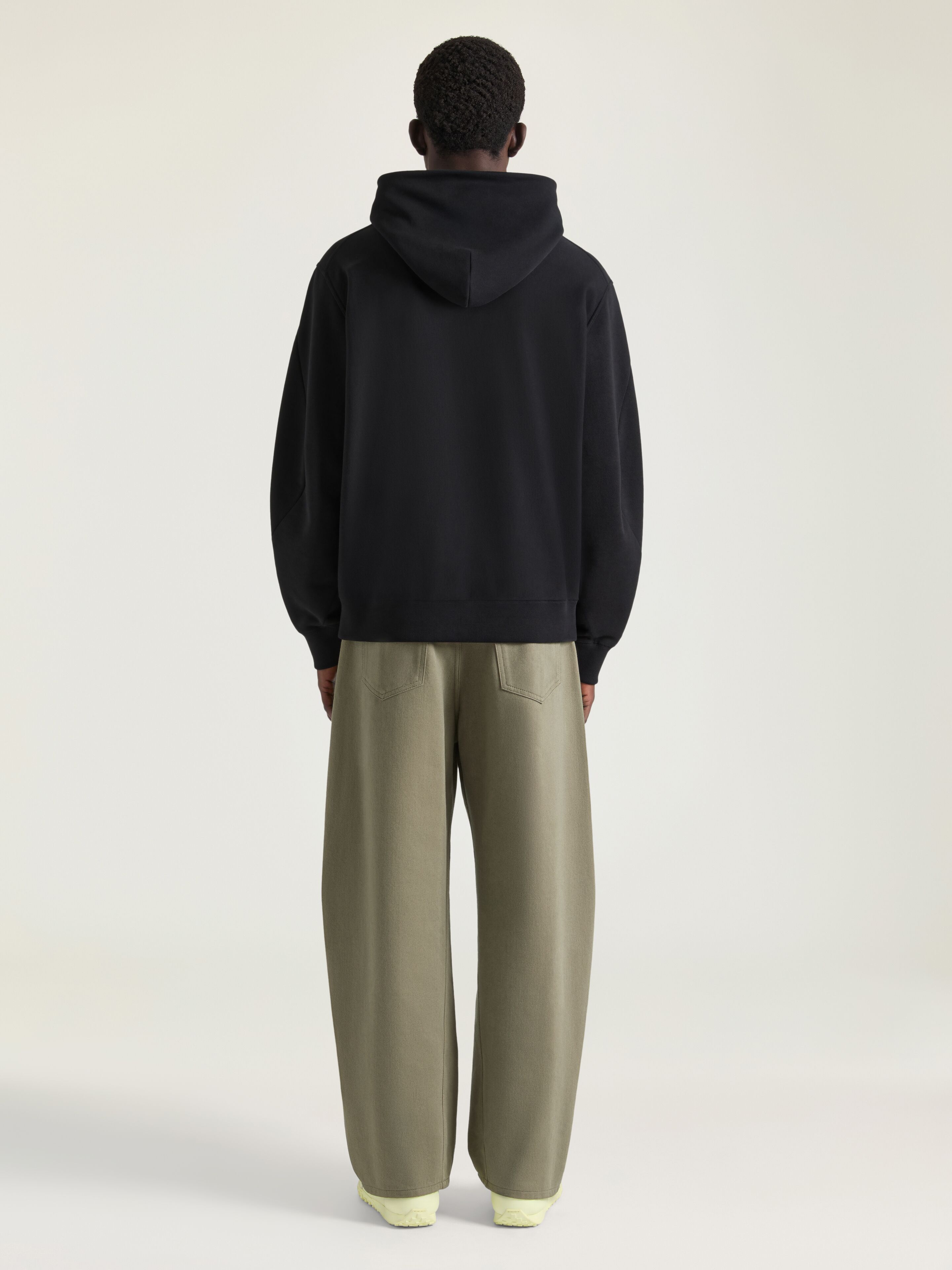 Couture Seam hoodie in fleece embroidered GIVENCHY Paris in