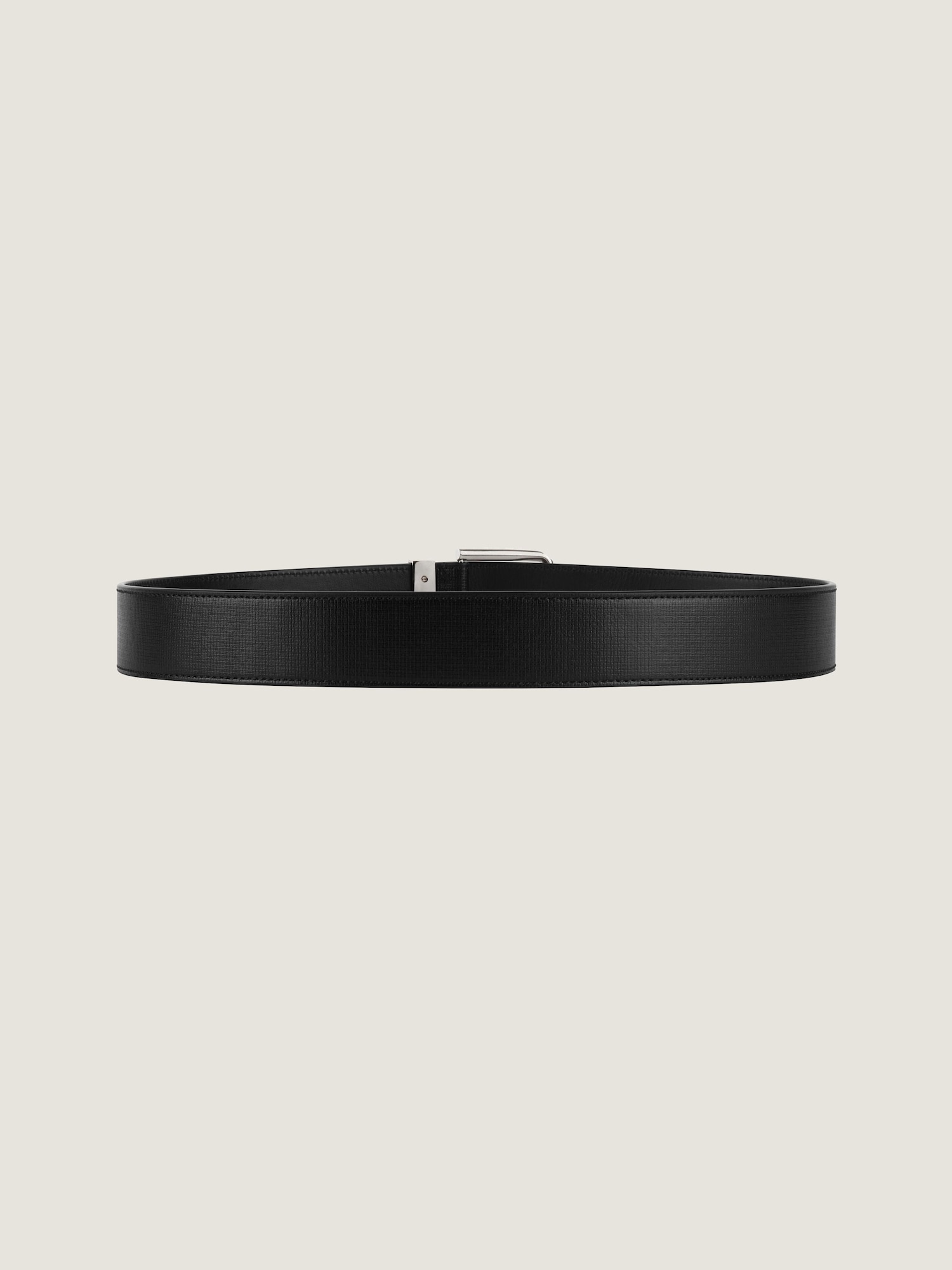 Gentleman belt in 4G leather - black in - black - BK4067K1VC  display picture 1