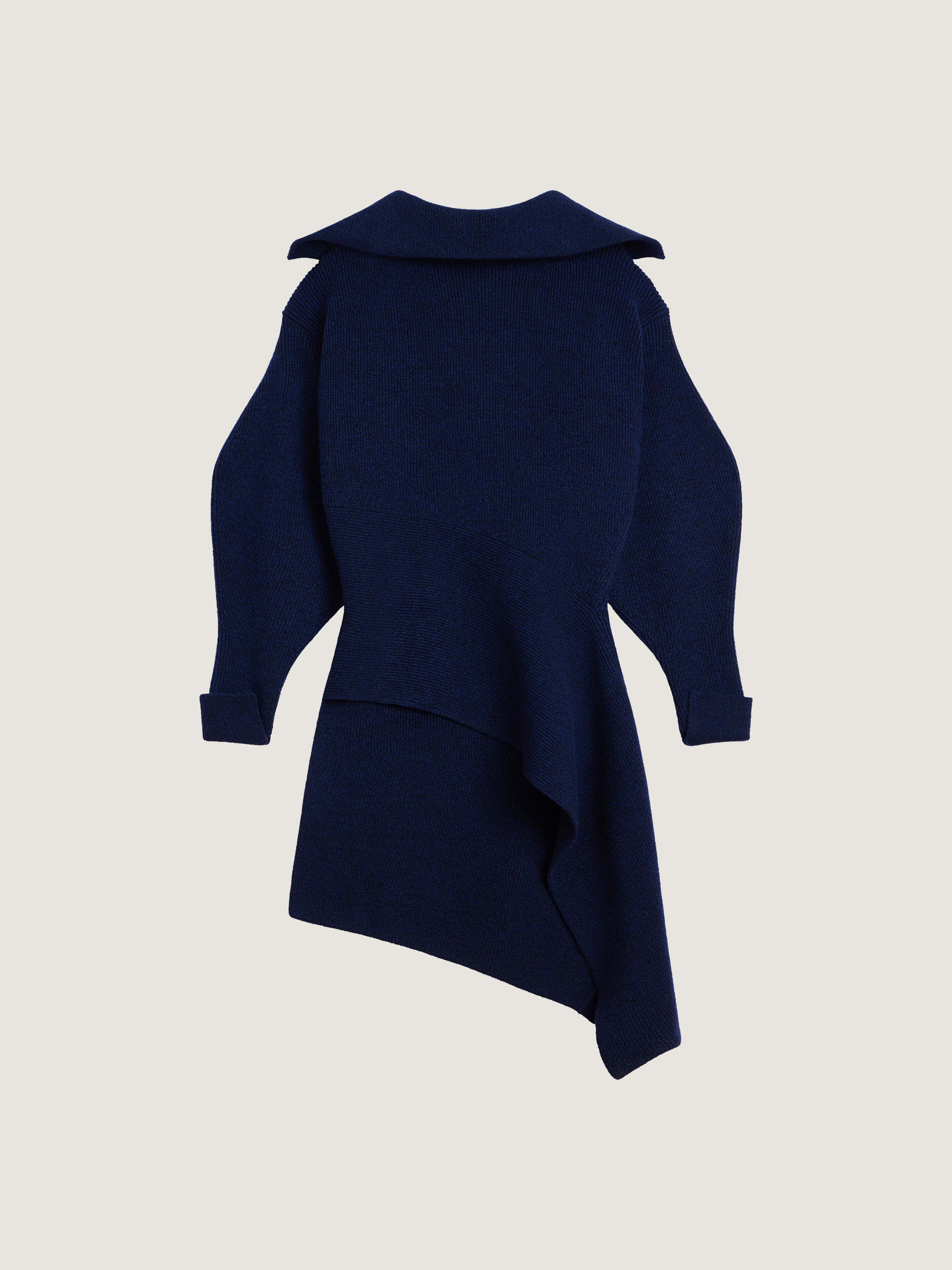 Givenchy Slashed Mini Dress In Wool And Cashmere