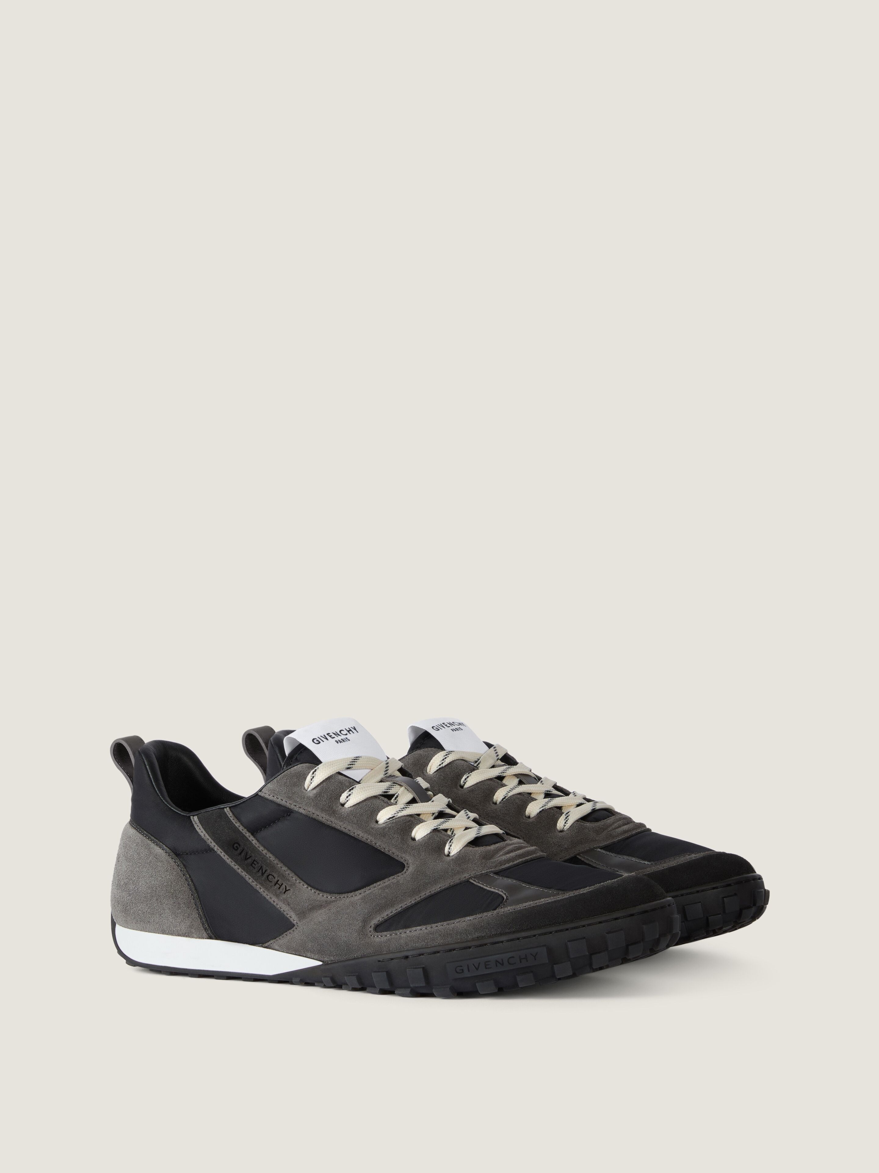 Glide sneakers in nylon and suede in - grey/black - BH00BDH1YP-027