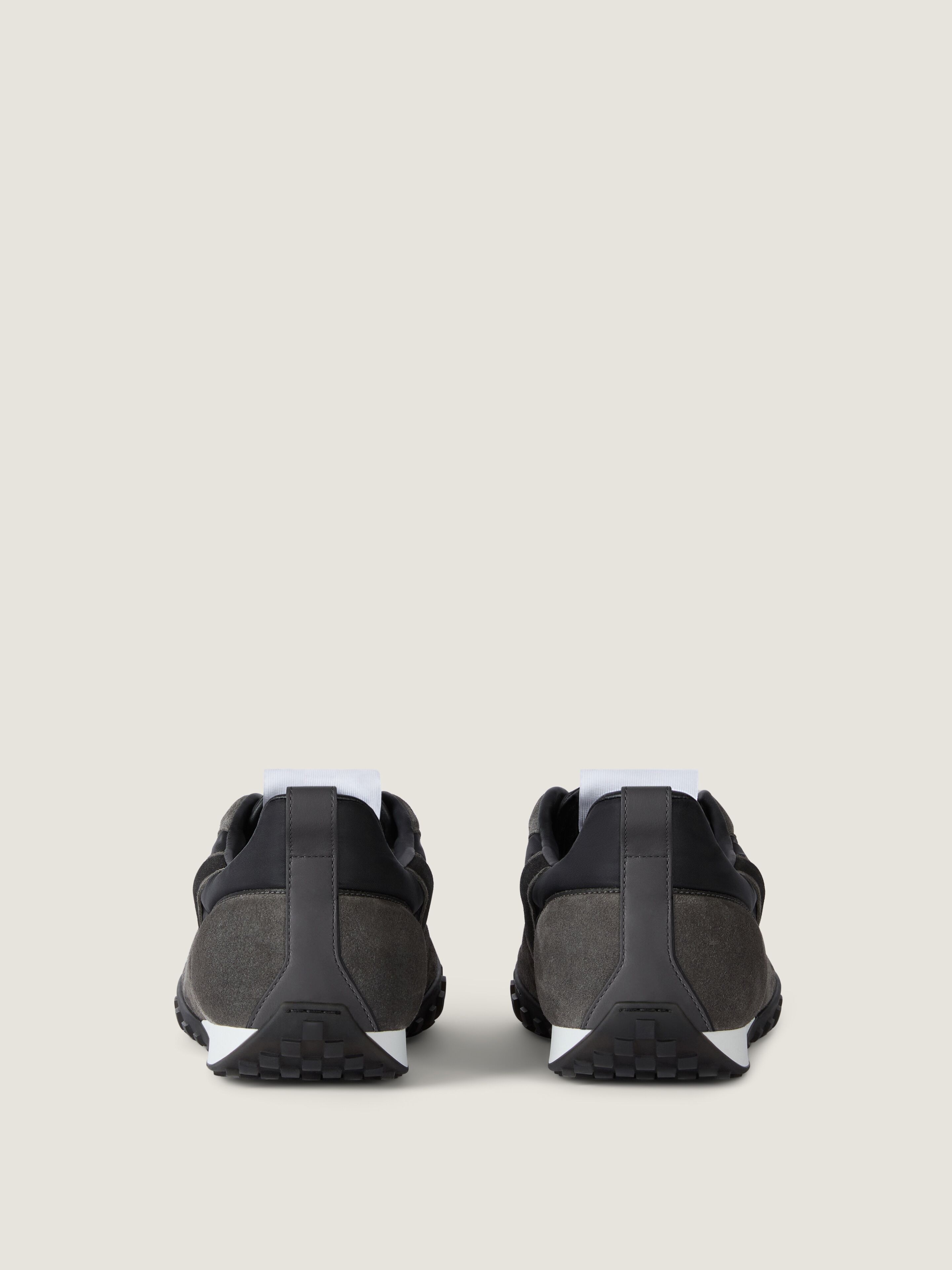 Glide sneakers in nylon and suede in - grey/black - BH00BDH1YP-027