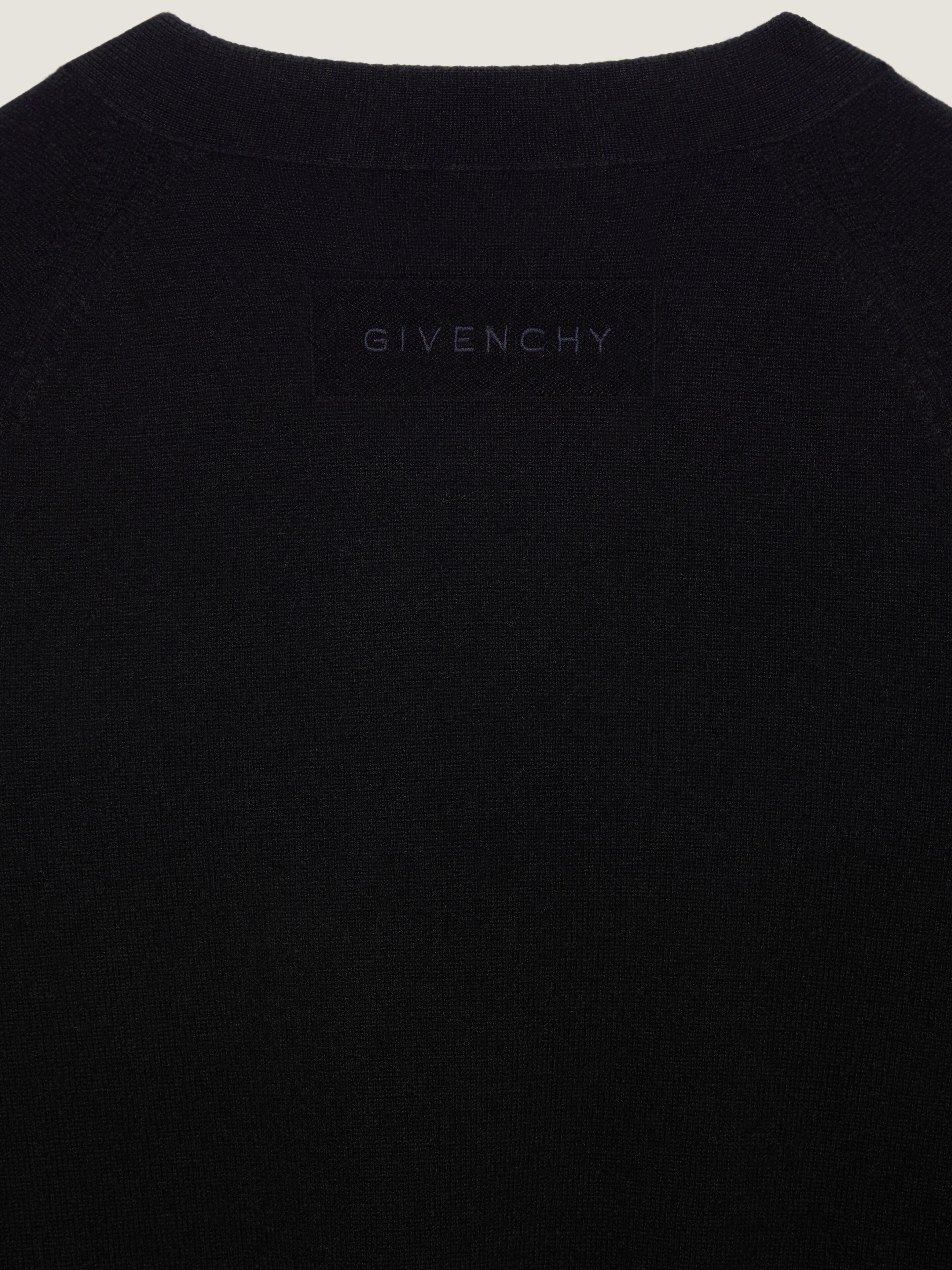 Cardigan in cashmere in - black - BMK00C4YMZ-001 | Givenchy US