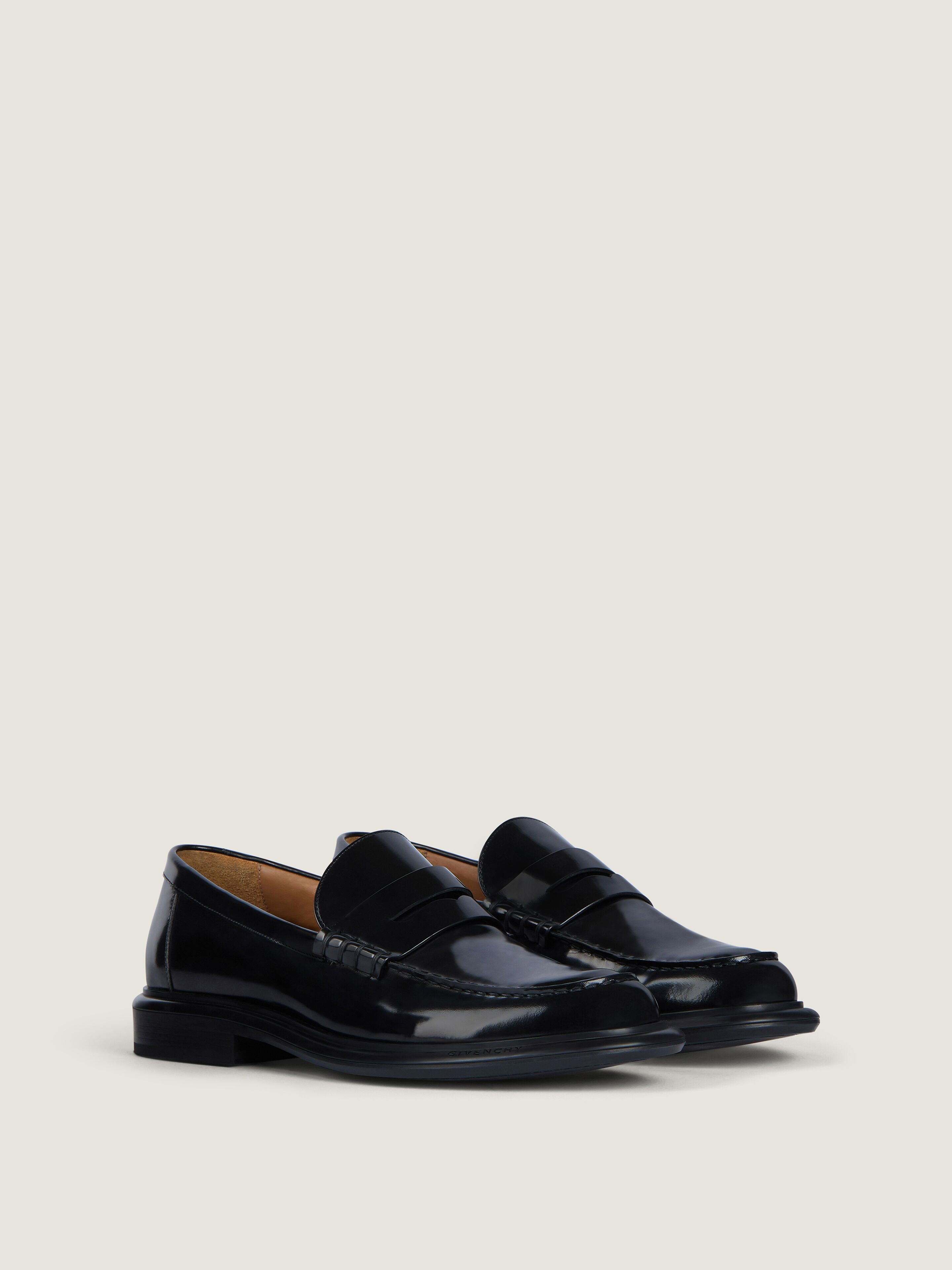 Gent loafers in brushed leather in - black | Givenchy US