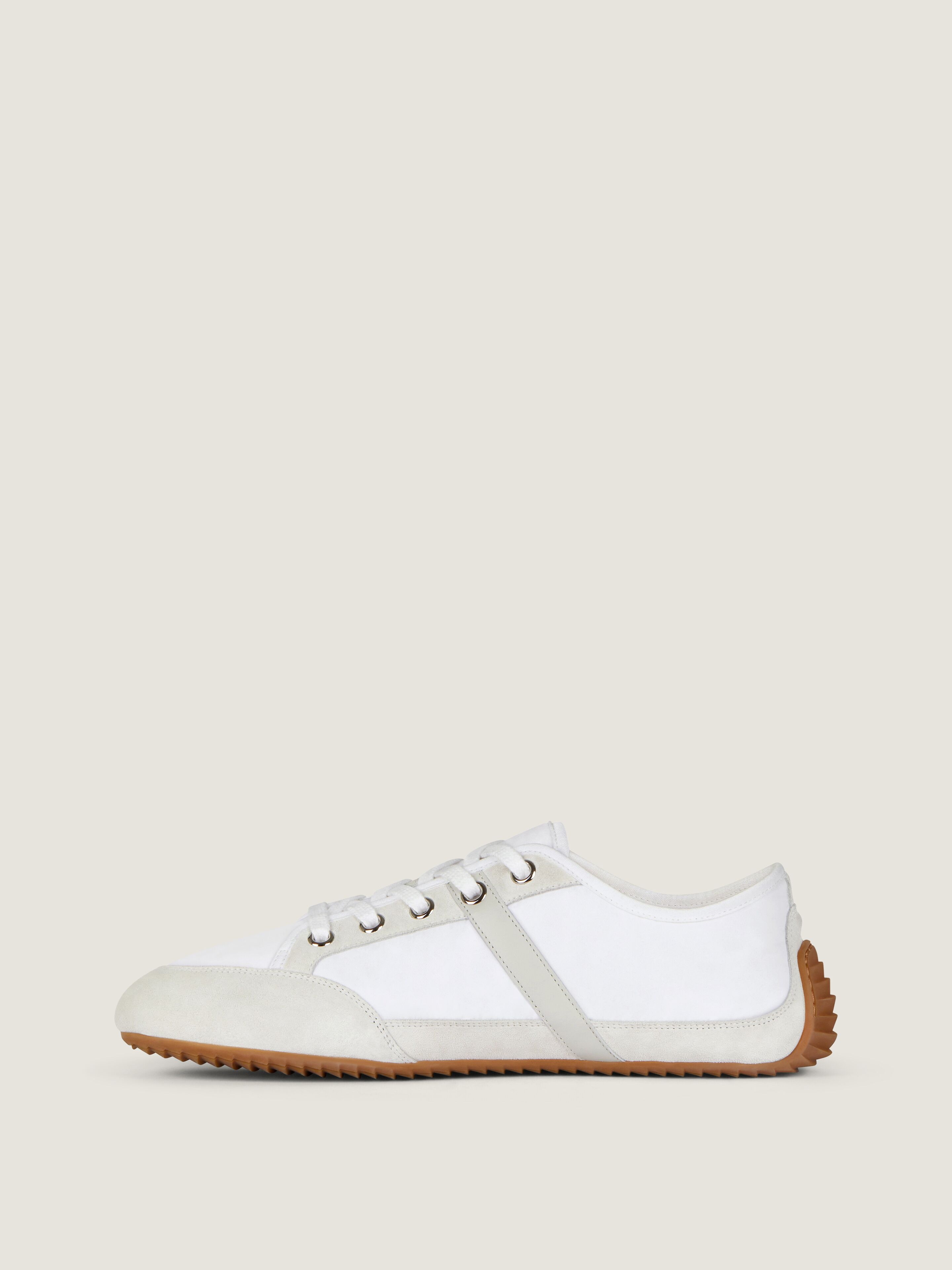 Slim sneakers in nylon and suede in - white | Givenchy US