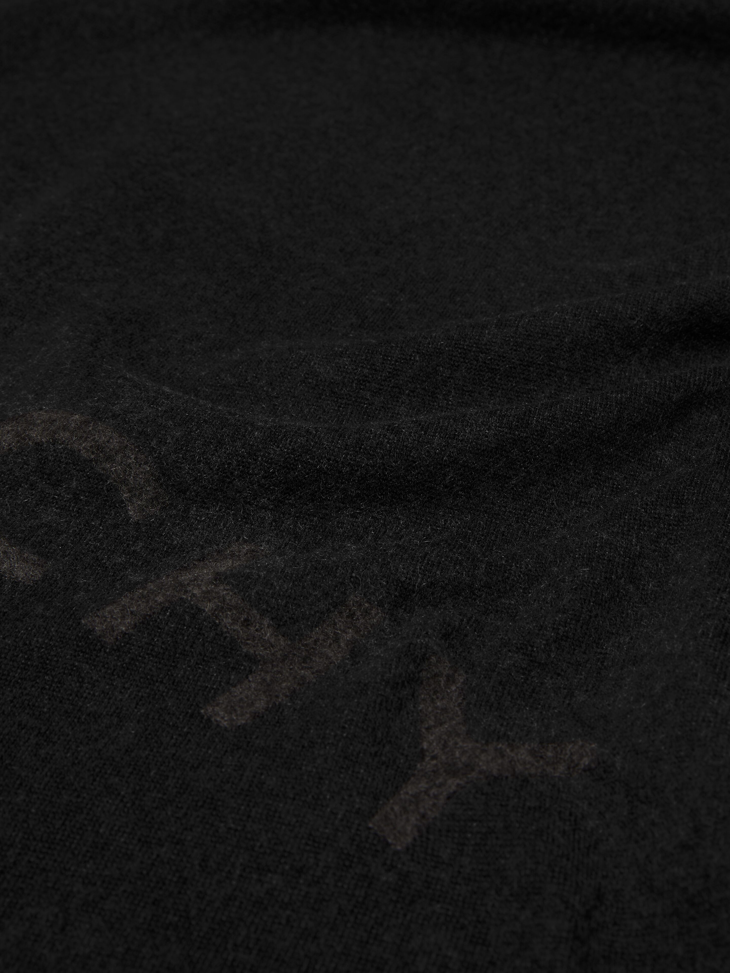 GIVENCHY Paris scarf in wool and cashmere in - black - BG00PMG00V