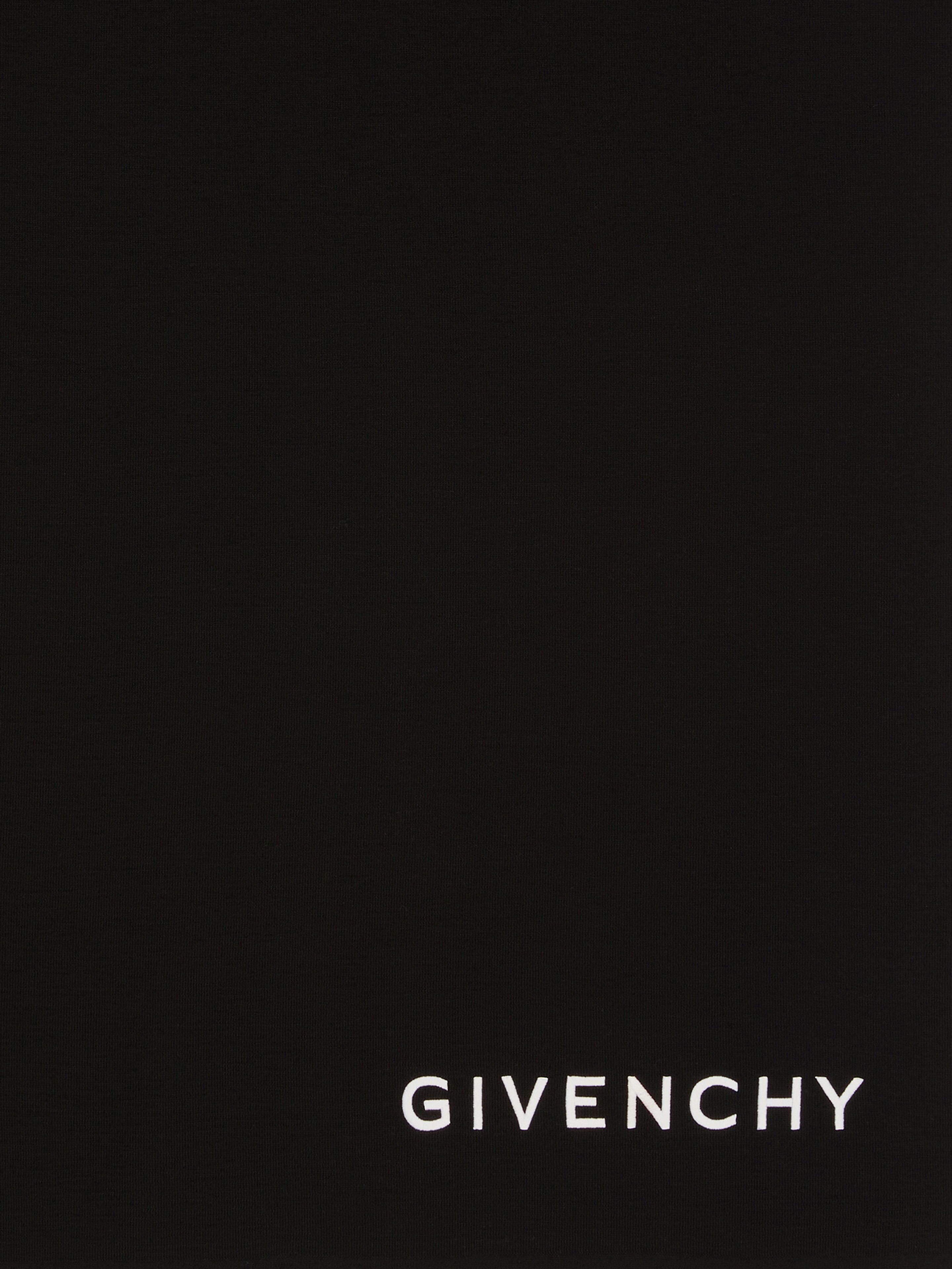 GIVENCHY 4G scarf in wool in - black/white | Givenchy US