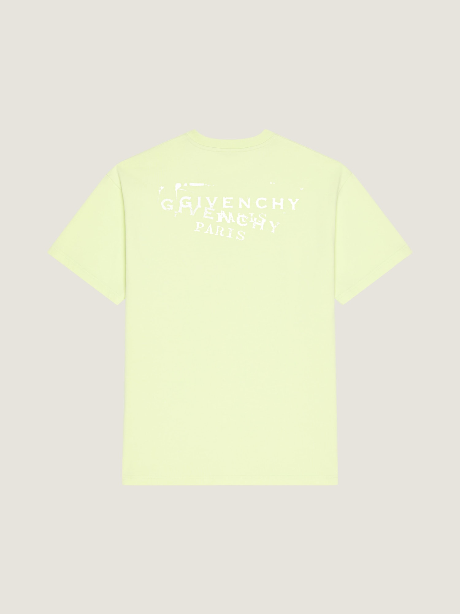 T-shirt in cotton with GIVENCHY Stamp print in - pale green 