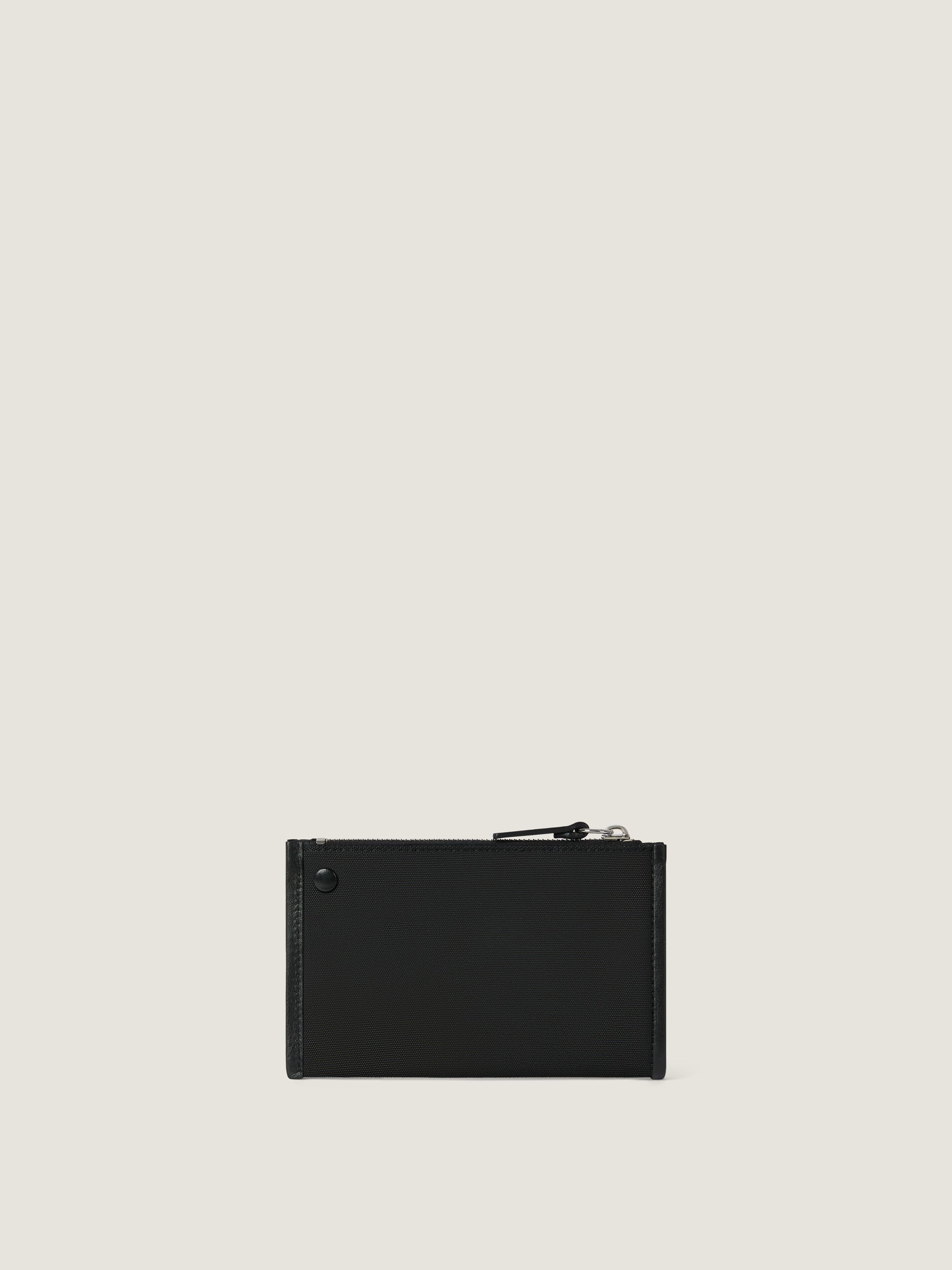 Givenchy Cargo zipped card holder in canvas in - black