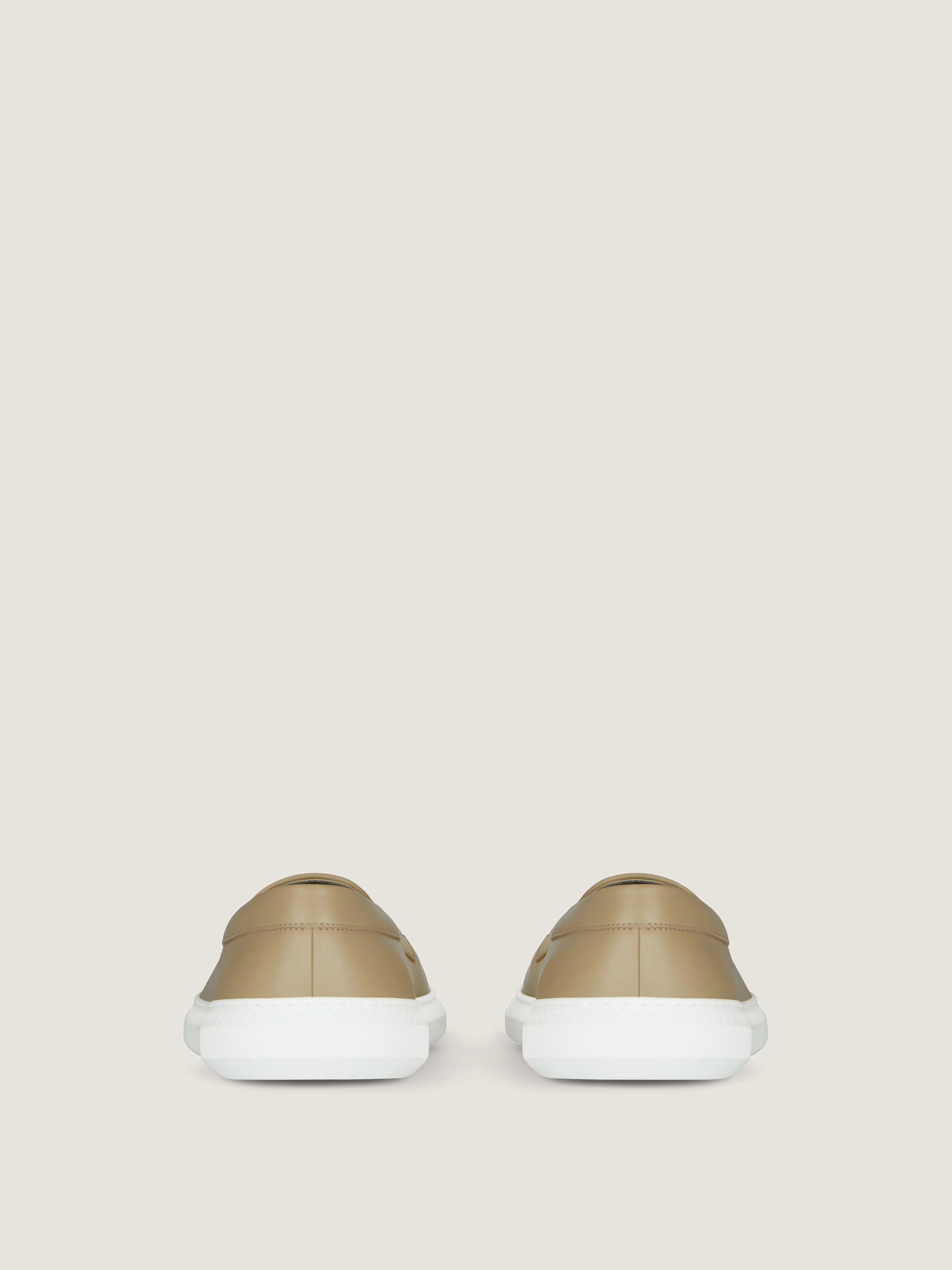 G Set sneakers in leather and perforated suede in - light