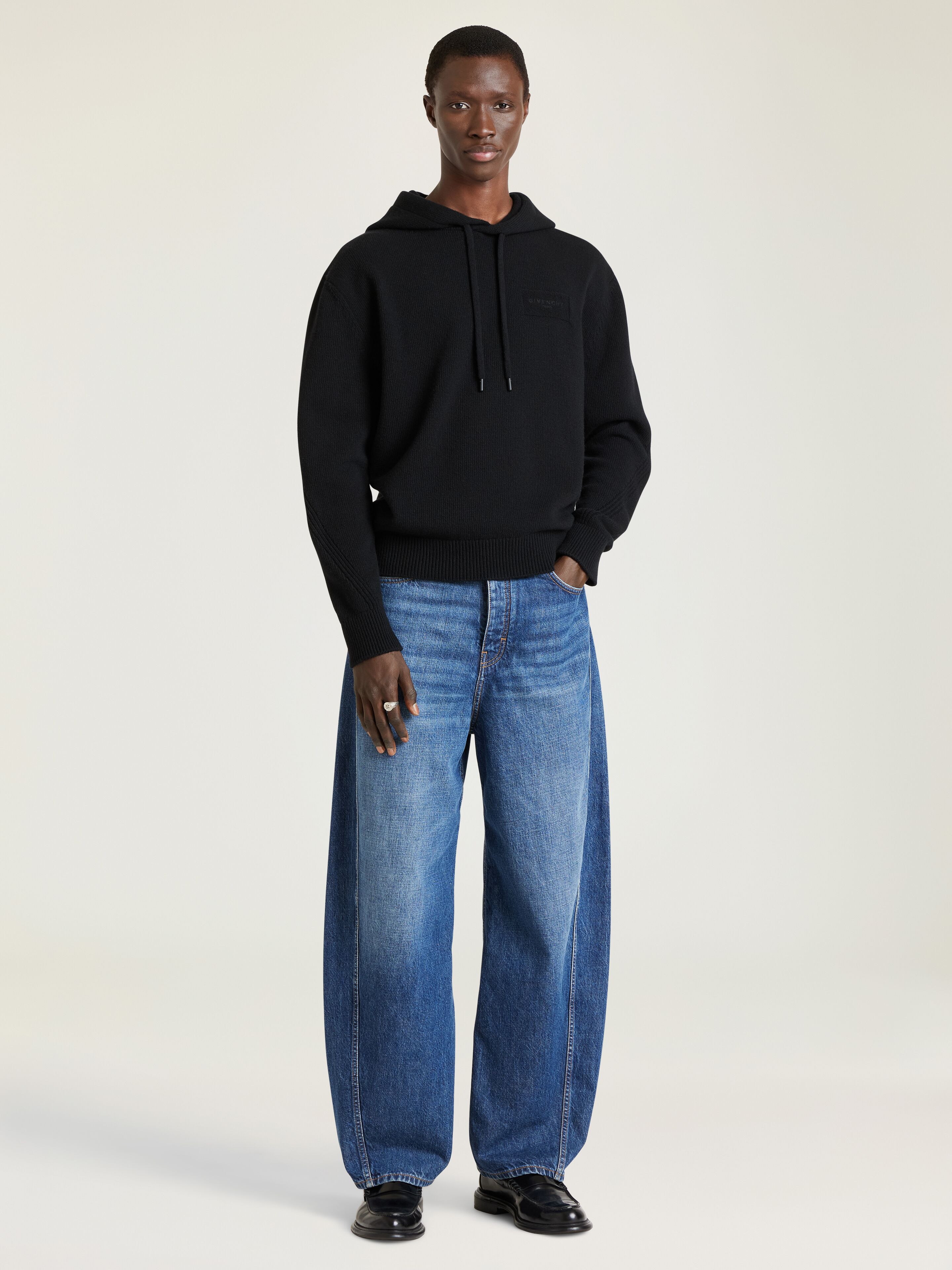 Couture Seam hoodie in wool and cashmere | Givenchy US | Givenchy
