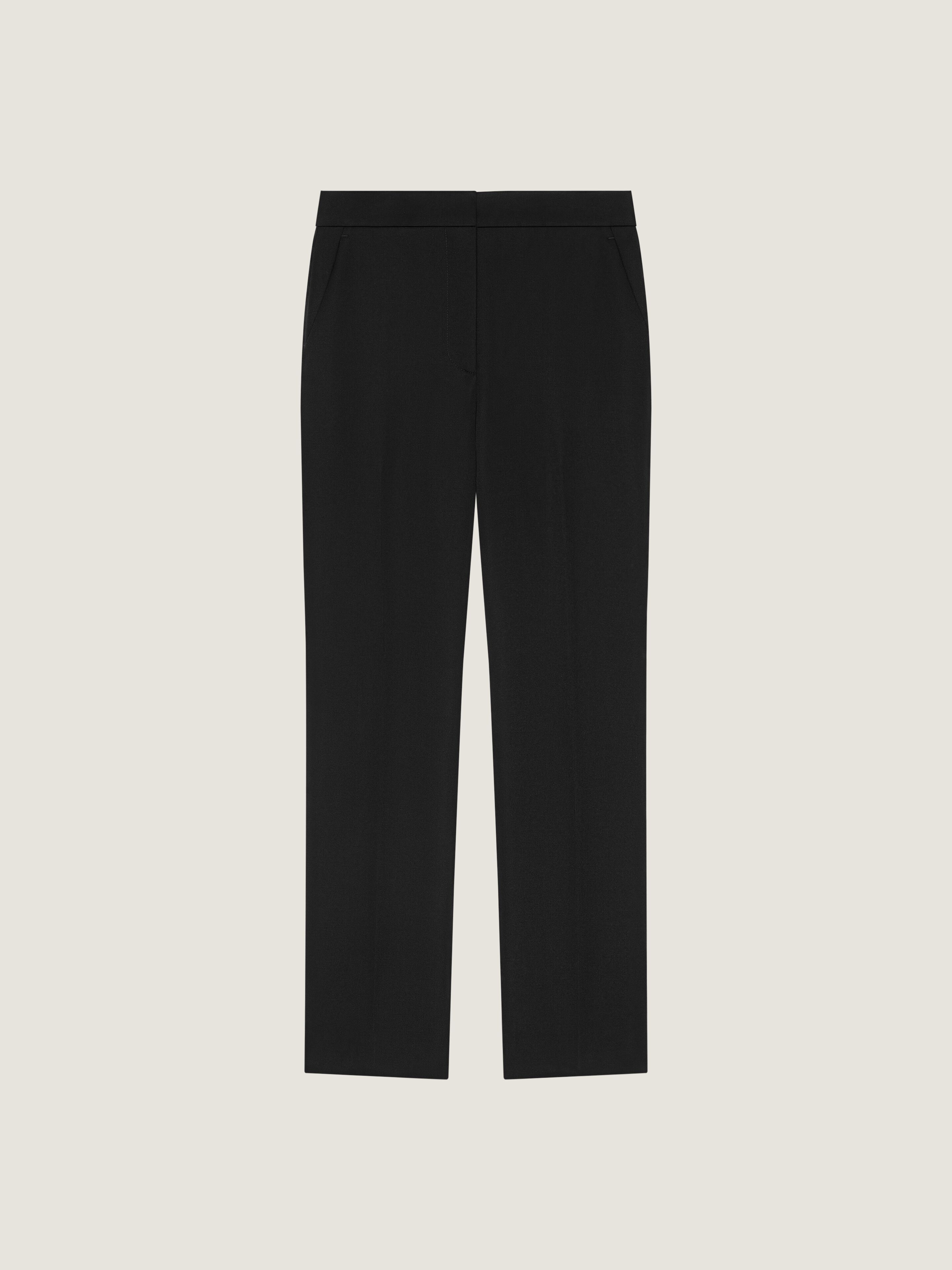 Givenchy Pantalon De Tailleur Slim En Crêpe Cady In Black