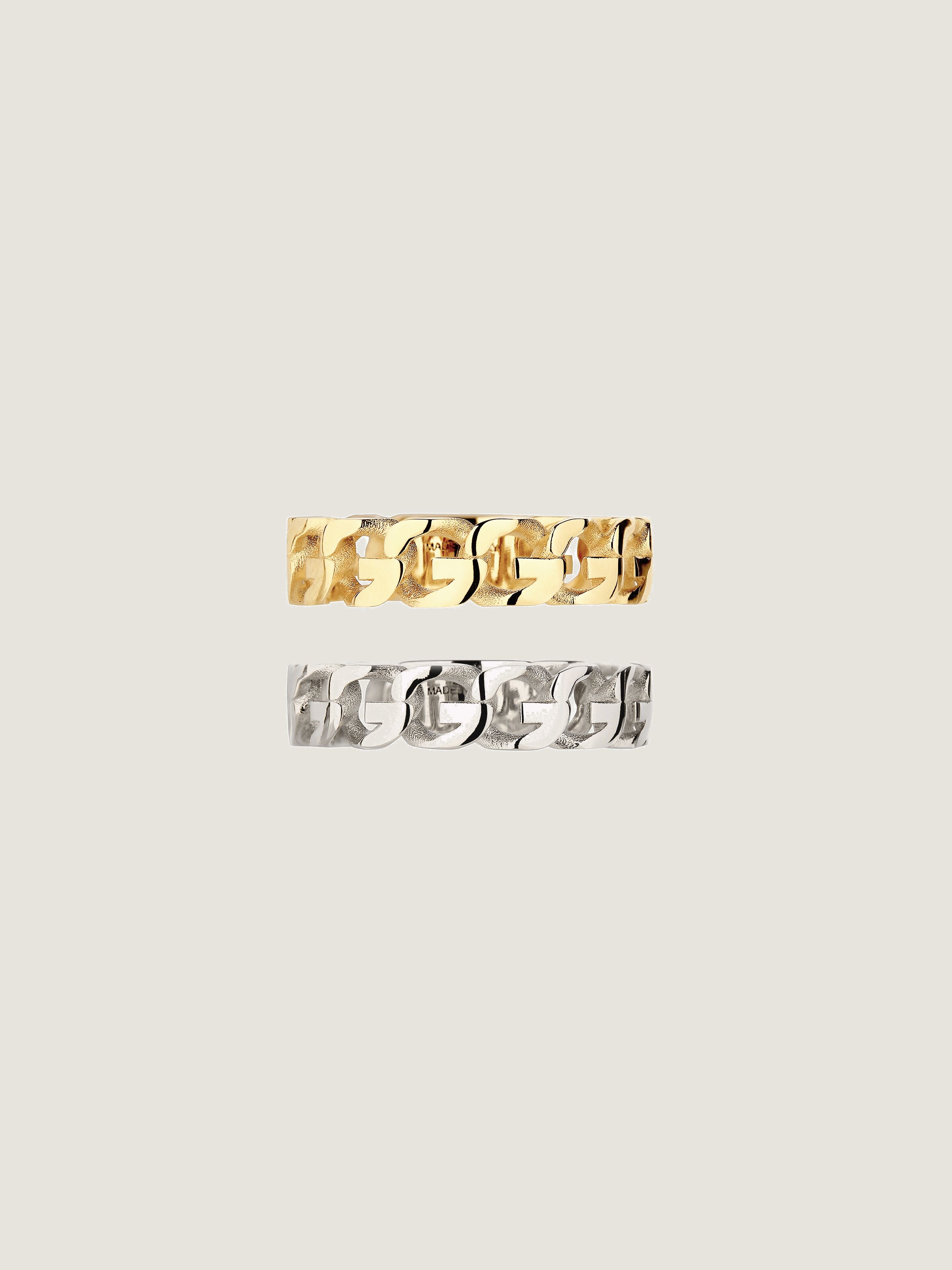 G Chain Ring set in metal in - golden/silvery | Givenchy US