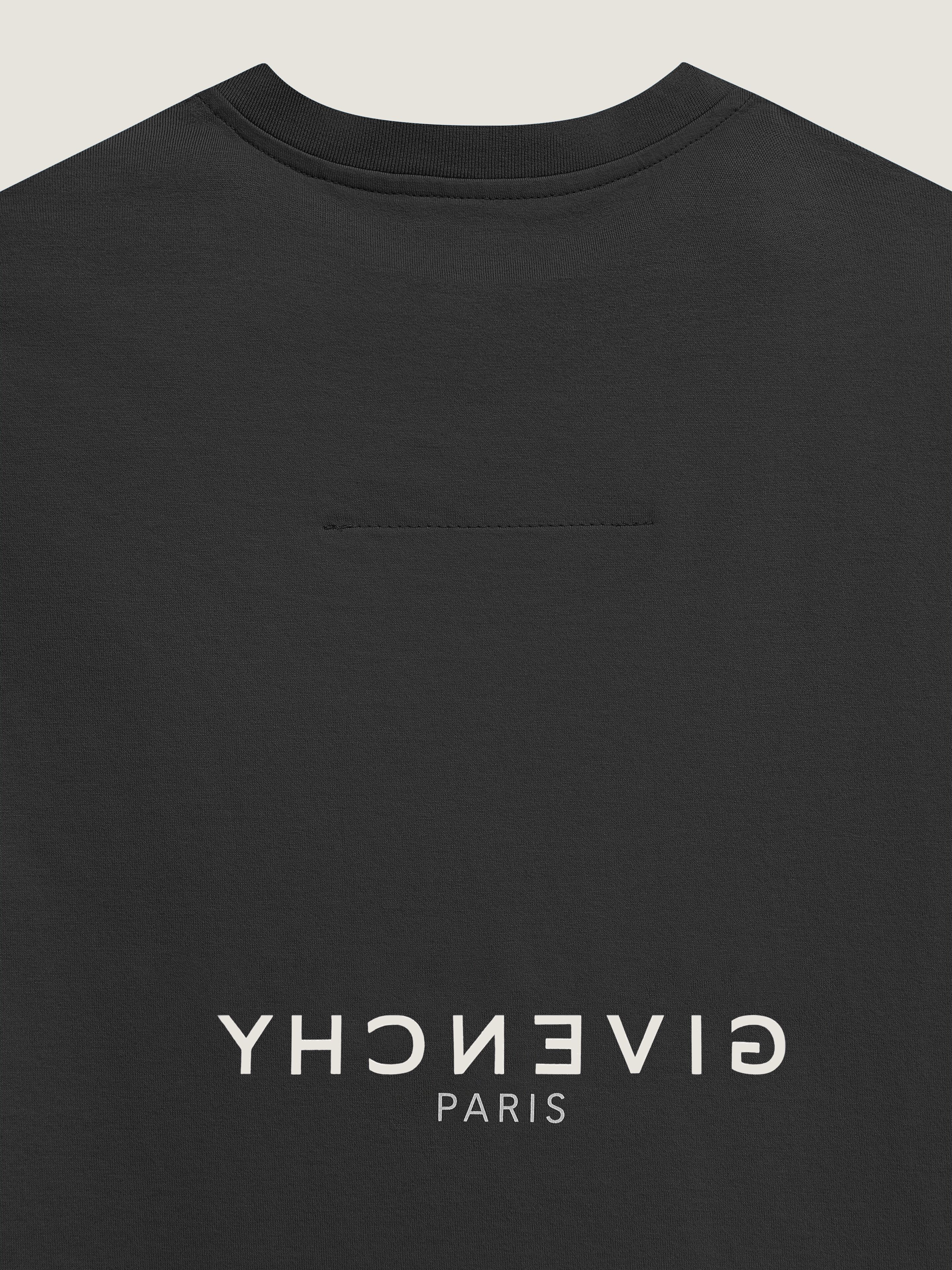 GIVENCHY Archetype slim fit t-shirt in cotton in - charcoal
