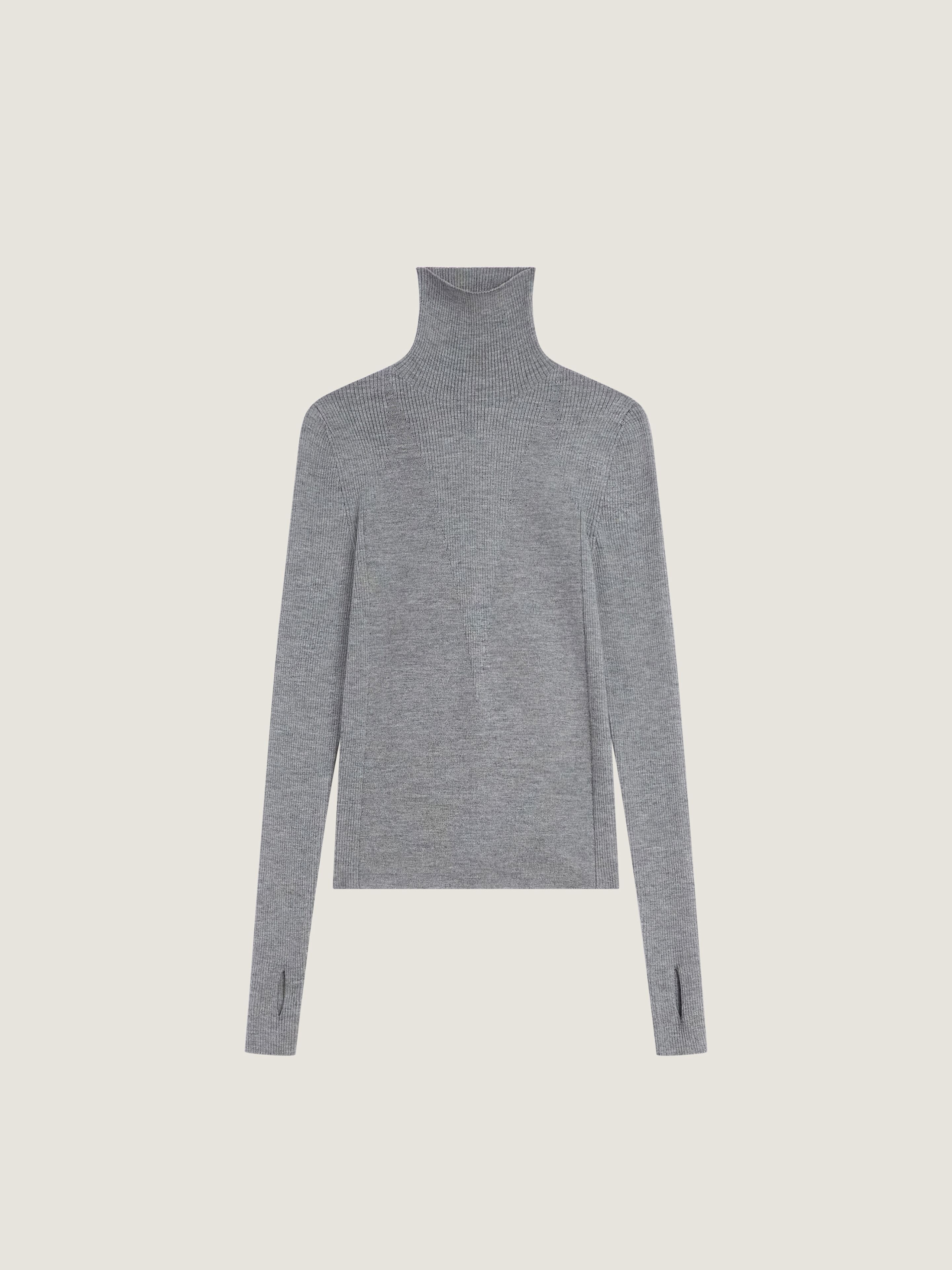 Givenchy Turtleneck Sweater In Wool And Silk In Multicolor