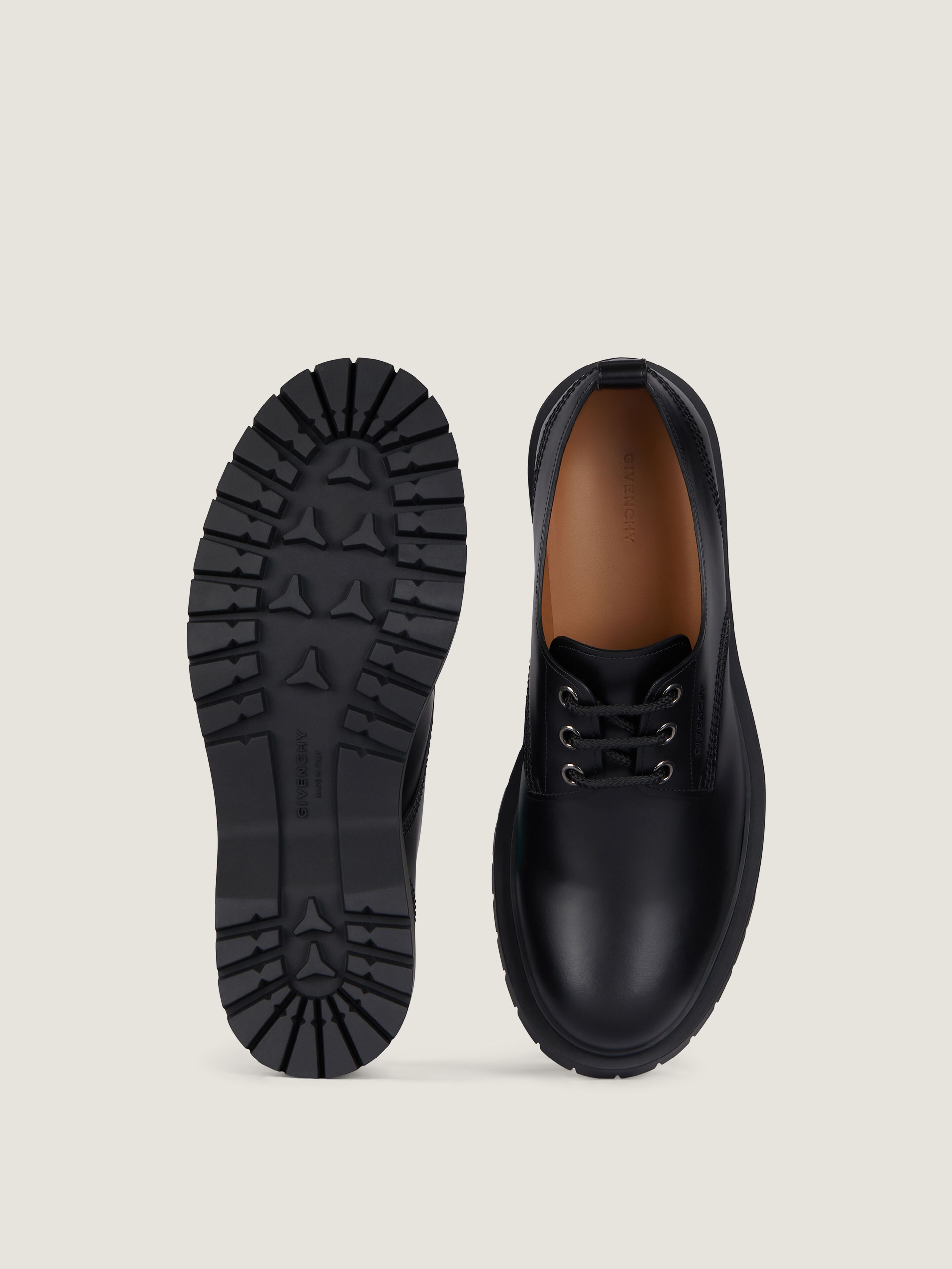 Derbies in leather in - black - BH1042H1WC-001 | Givenchy US