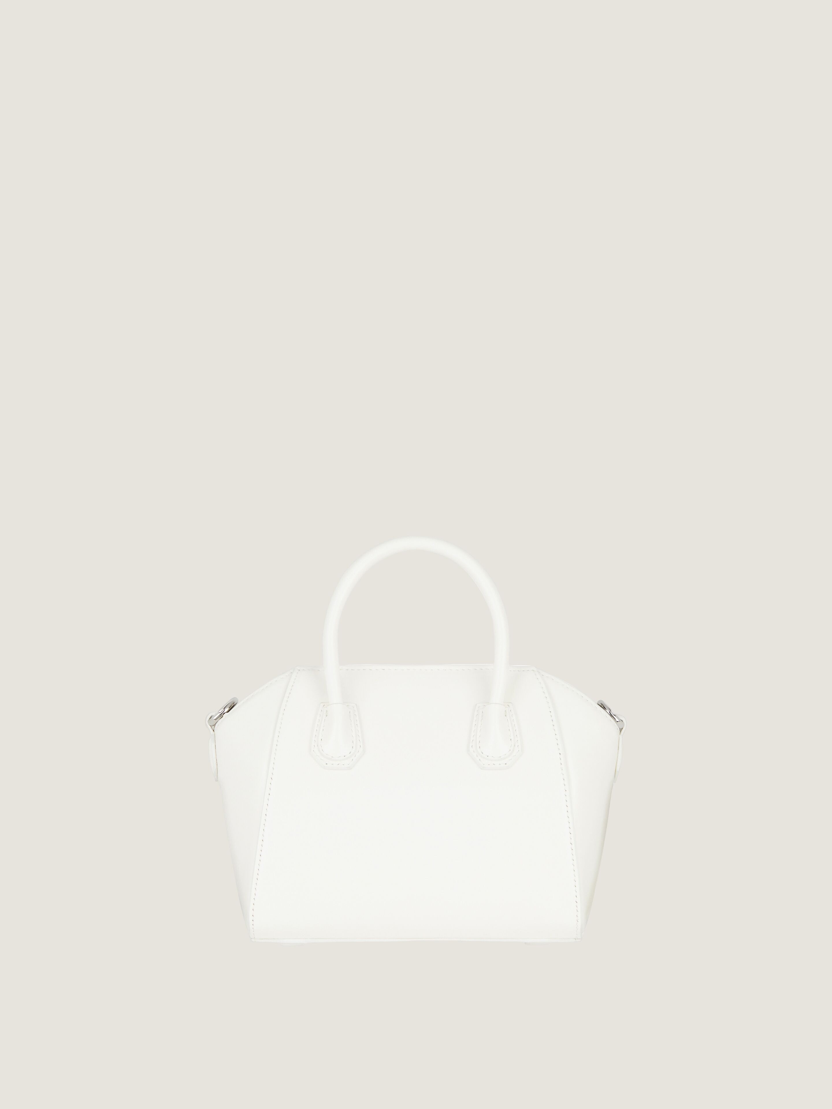 Antigona Toy bag in Box leather in - ivory/natural beige