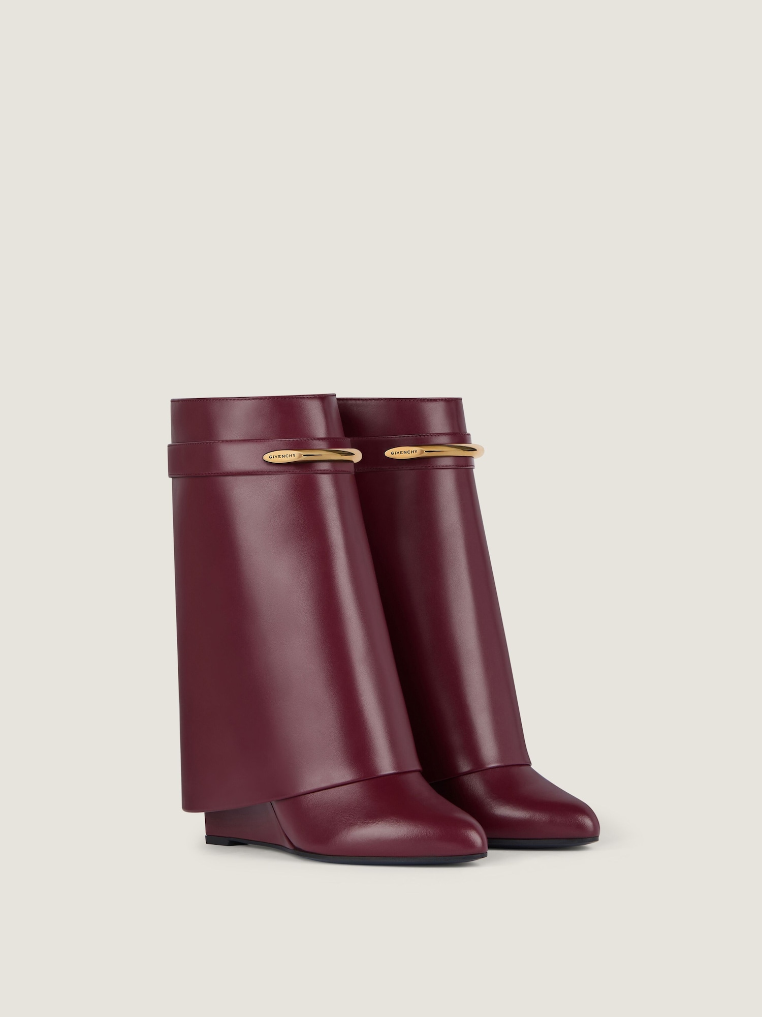 Shark Pinch ankle boots in leather - burgundy in - burgundy 