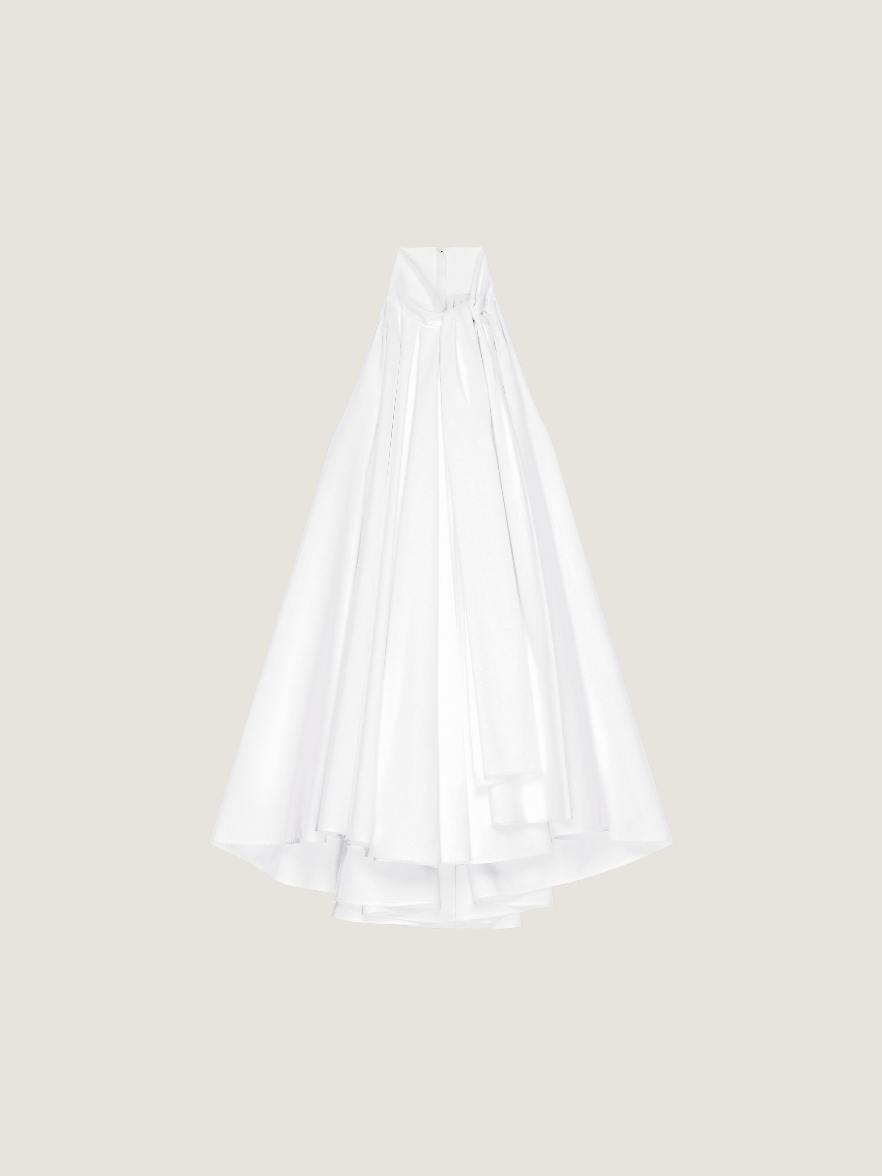 Givenchy Mini Dress In Poplin With Bow In White