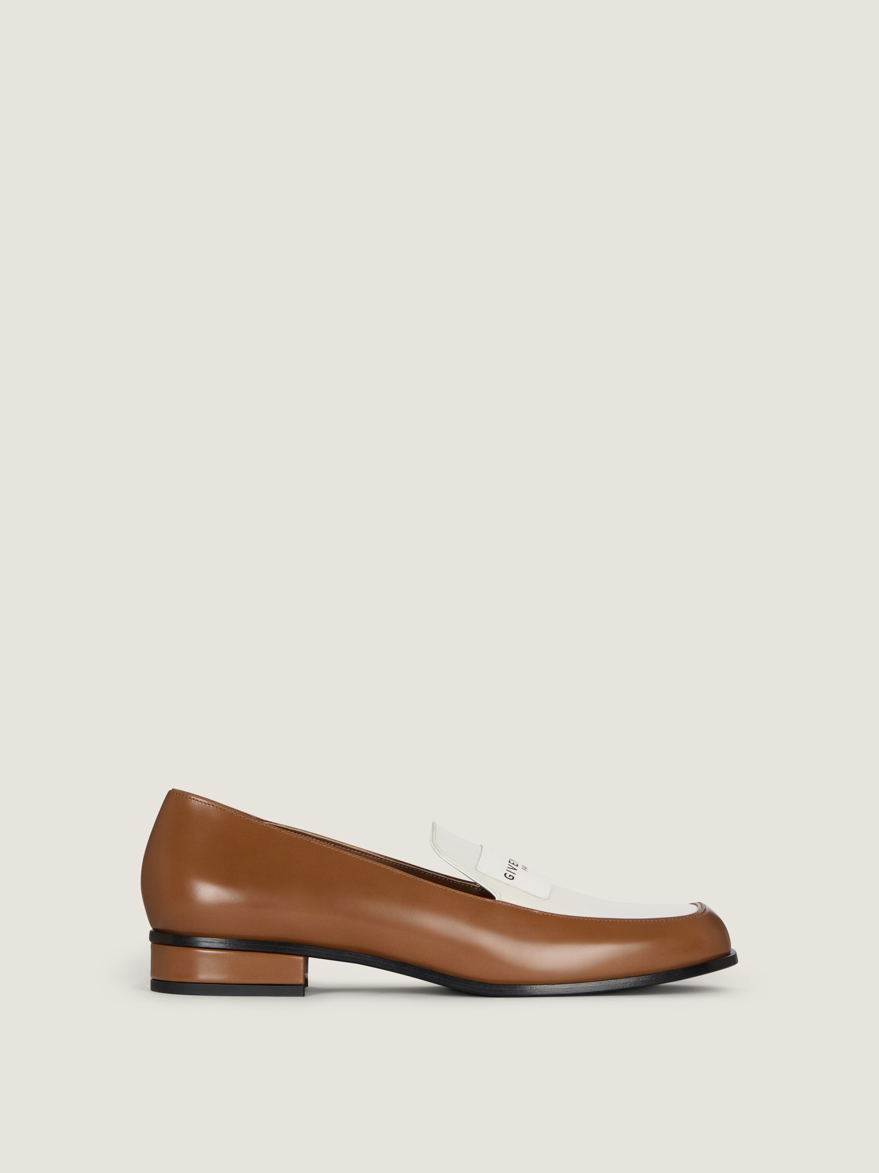 Givenchy Mocassins Bicolores Tux En Cuir In Brown