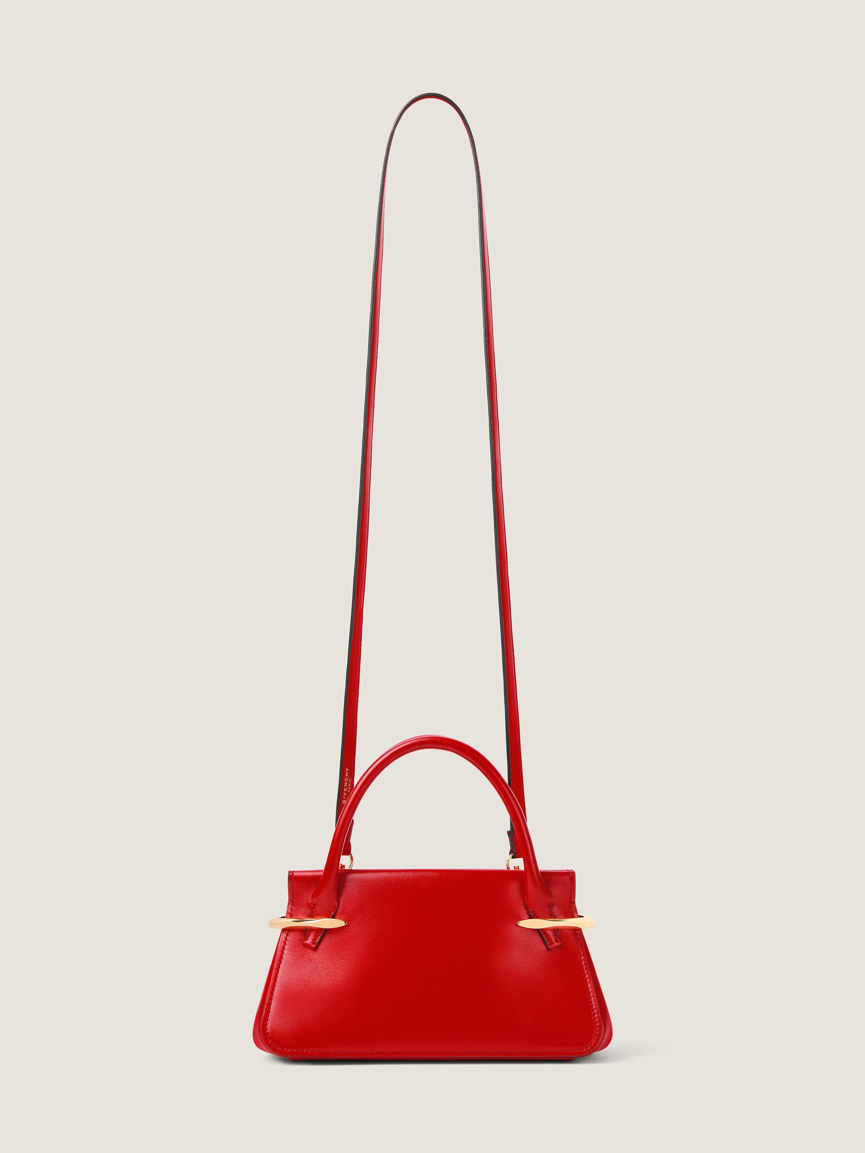 Mini Pinch bag in leather in - deep red - BB515JB2CN-699 | Givenchy US
